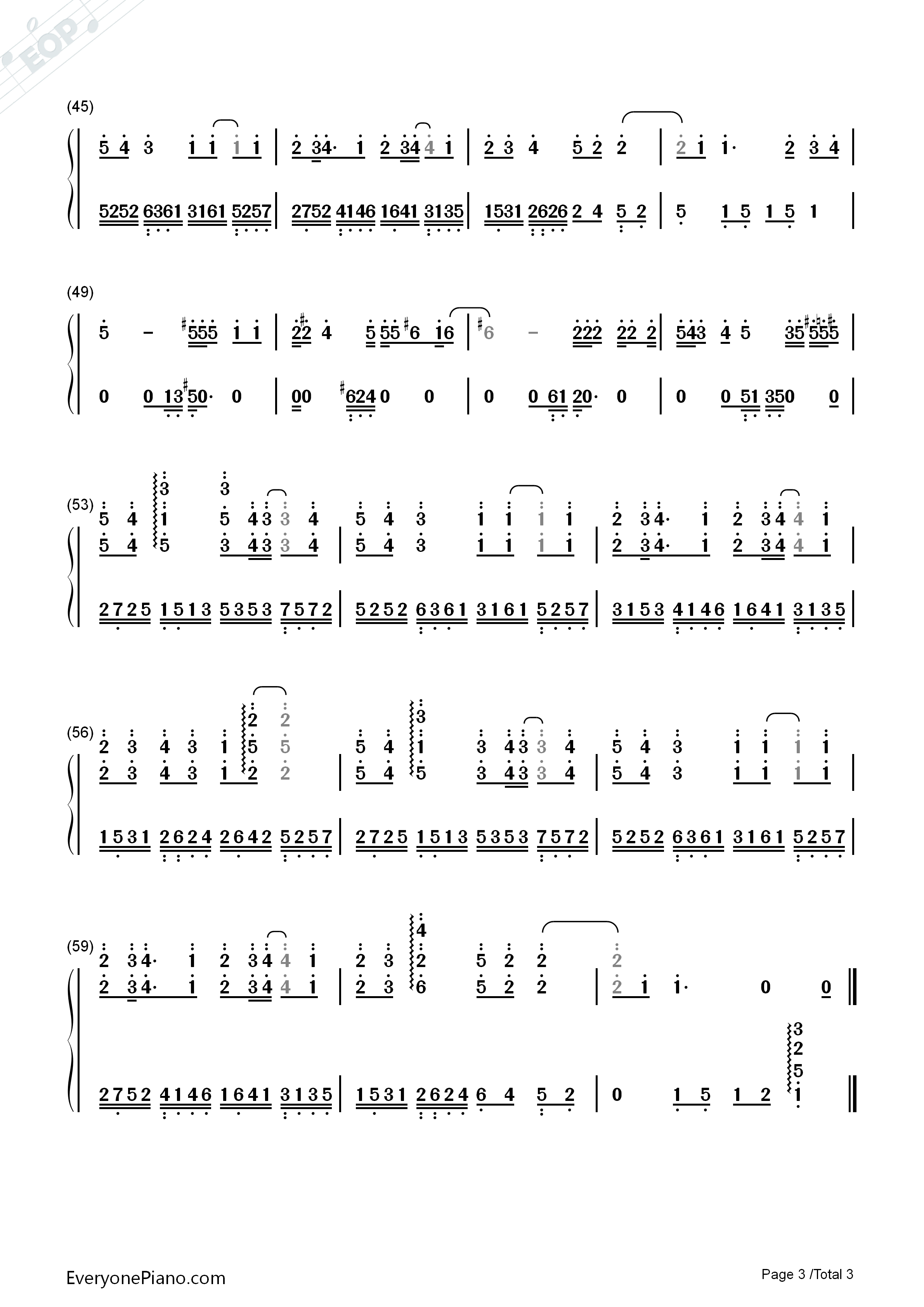 仰望星空钢琴简谱_张杰演唱
