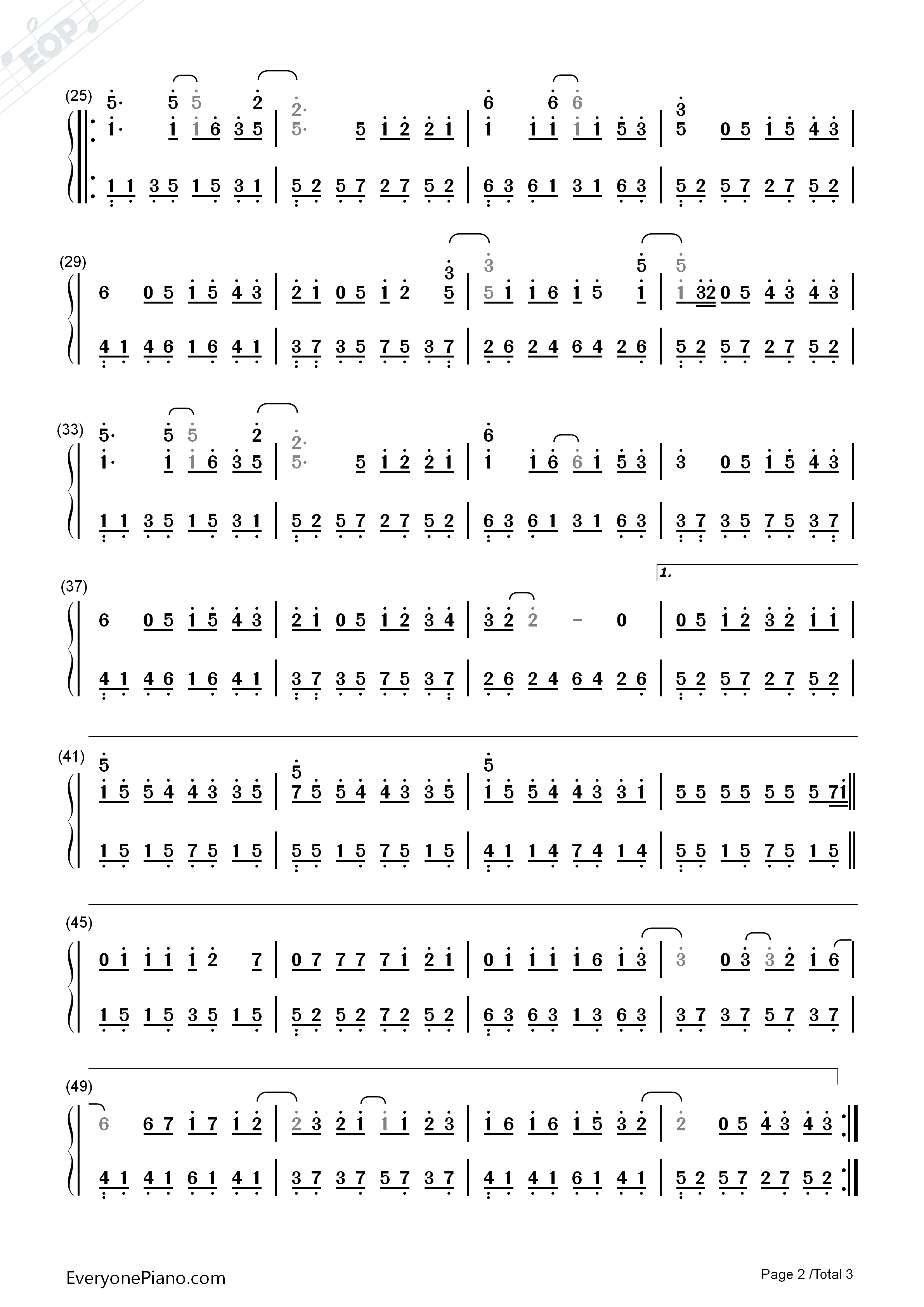 天后钢琴简谱_陈势安演唱