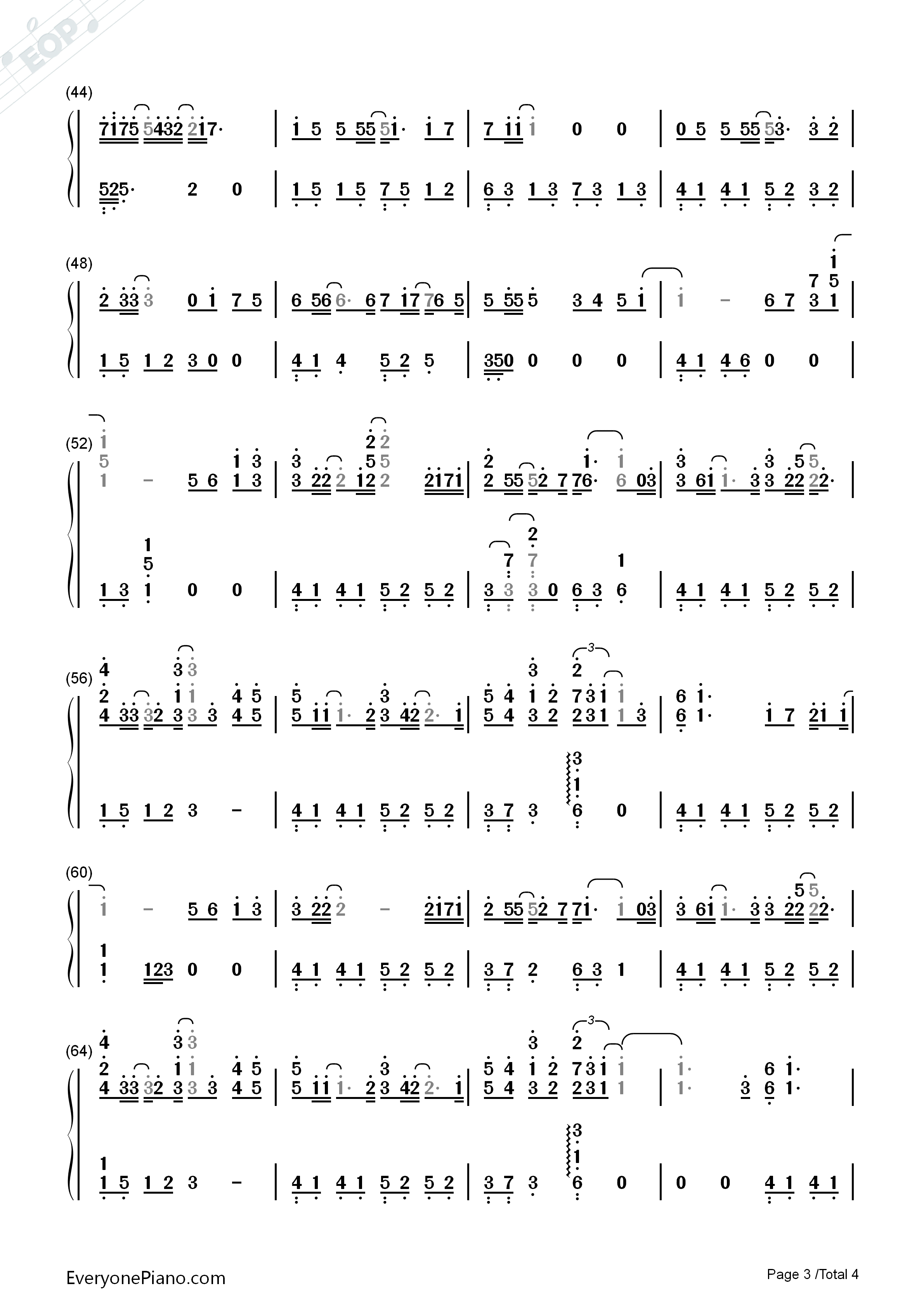 梦钢琴简谱_王博文演唱