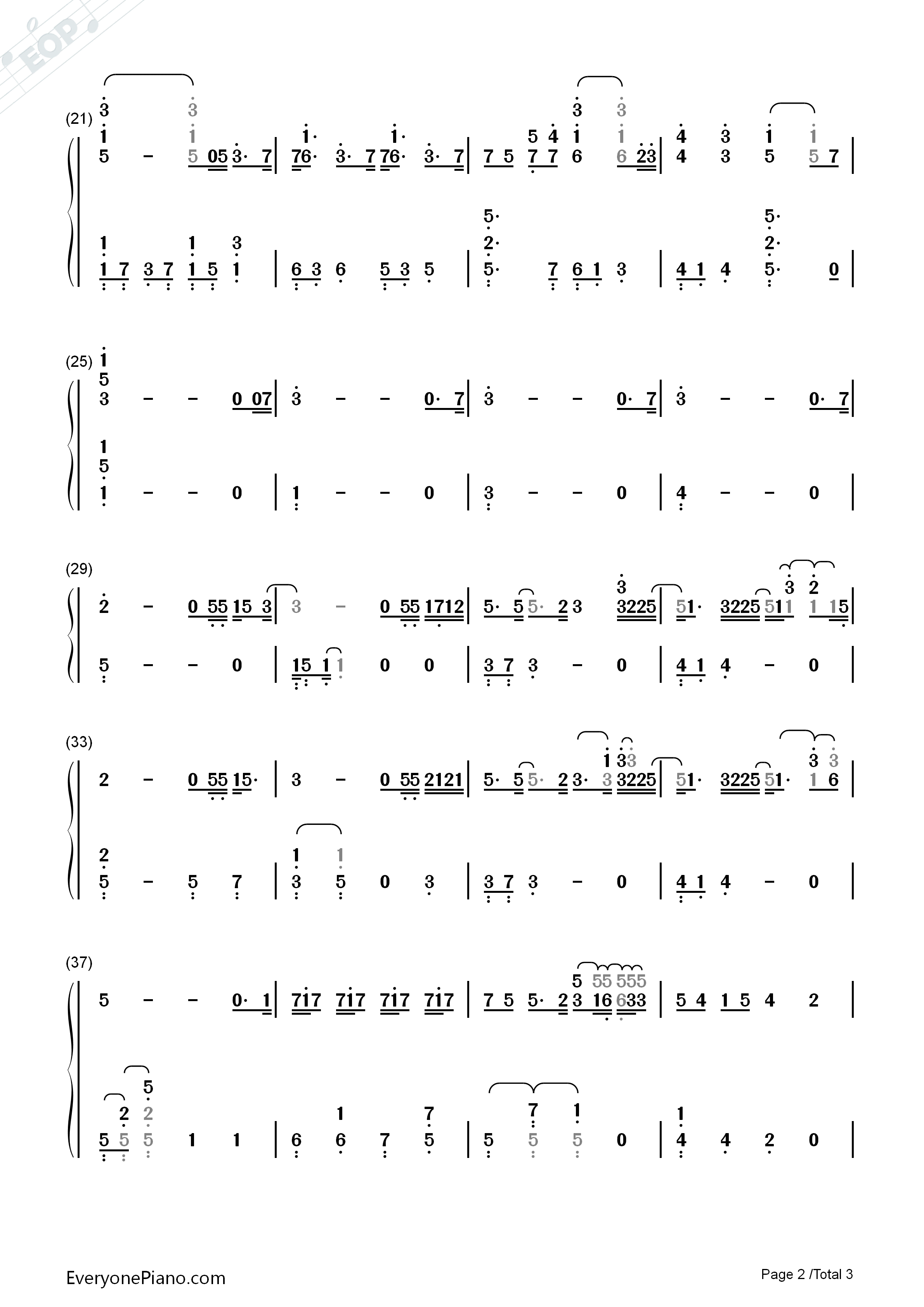 不可抗力钢琴简谱_孟瑞演唱