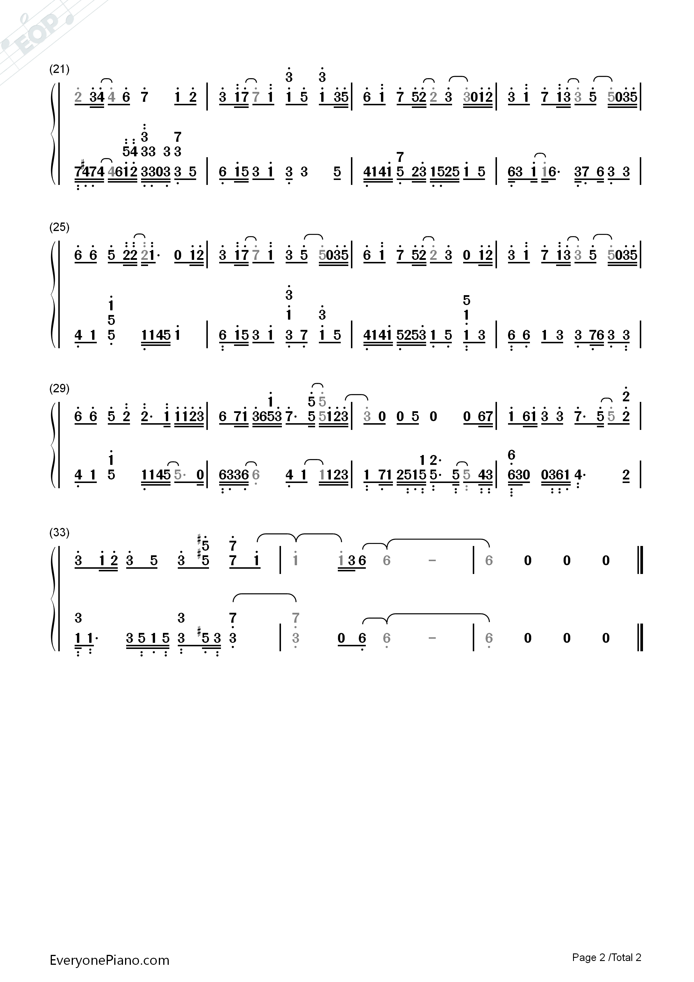 情话钢琴简谱_徐良演唱