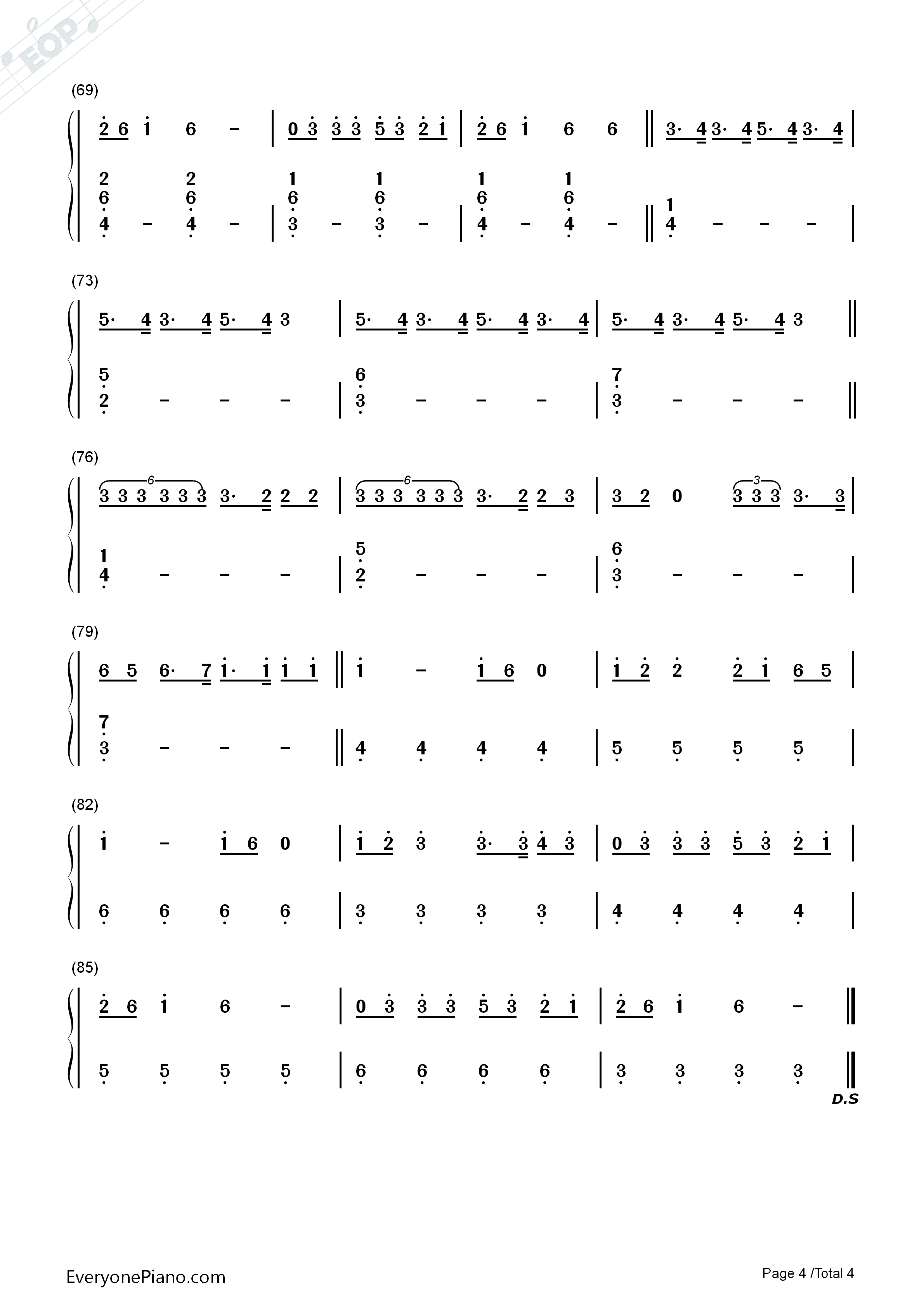 Don't_Leave钢琴简谱_Snakehips_MØ演唱