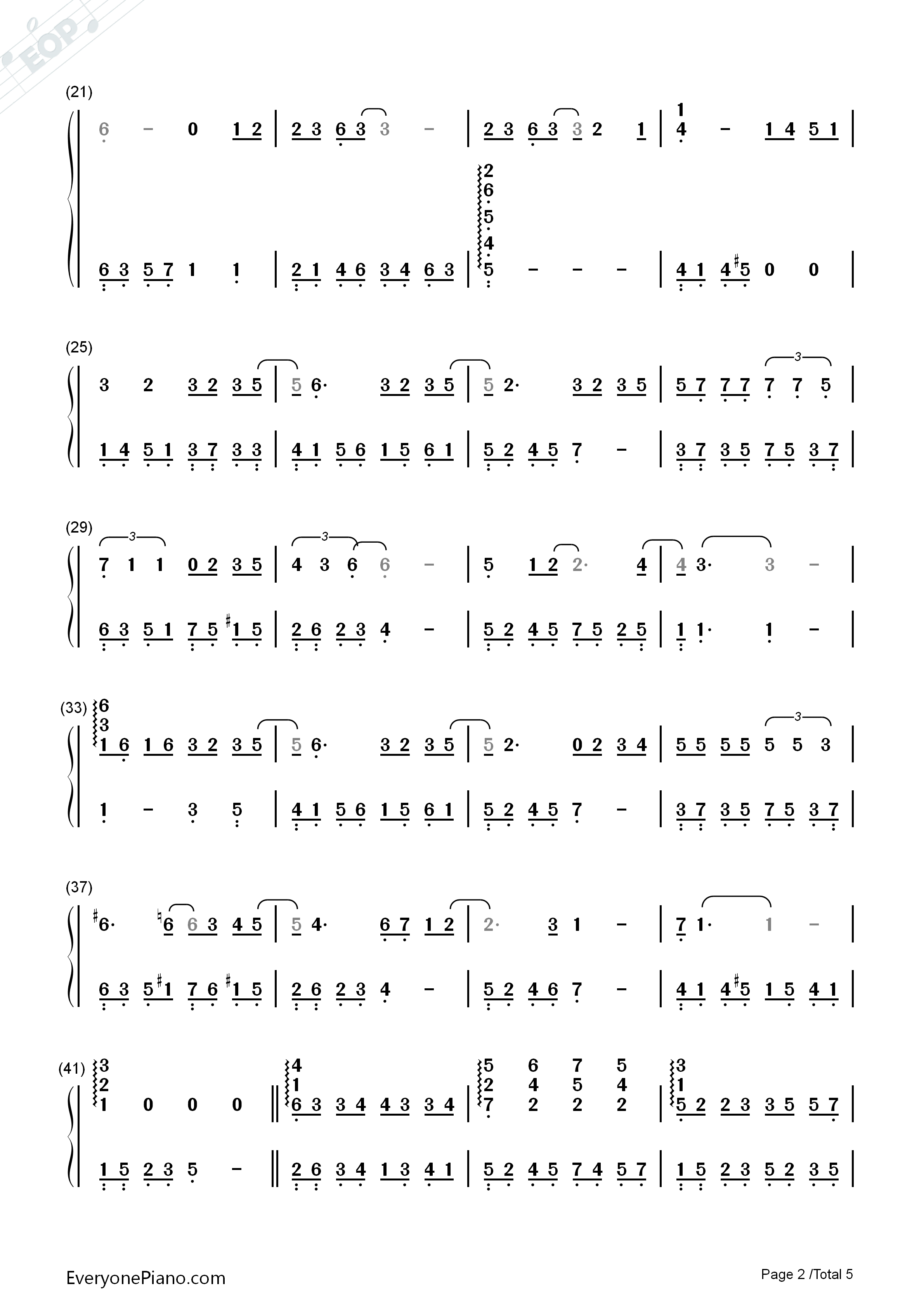 忘记拥抱钢琴简谱_A_Lin演唱