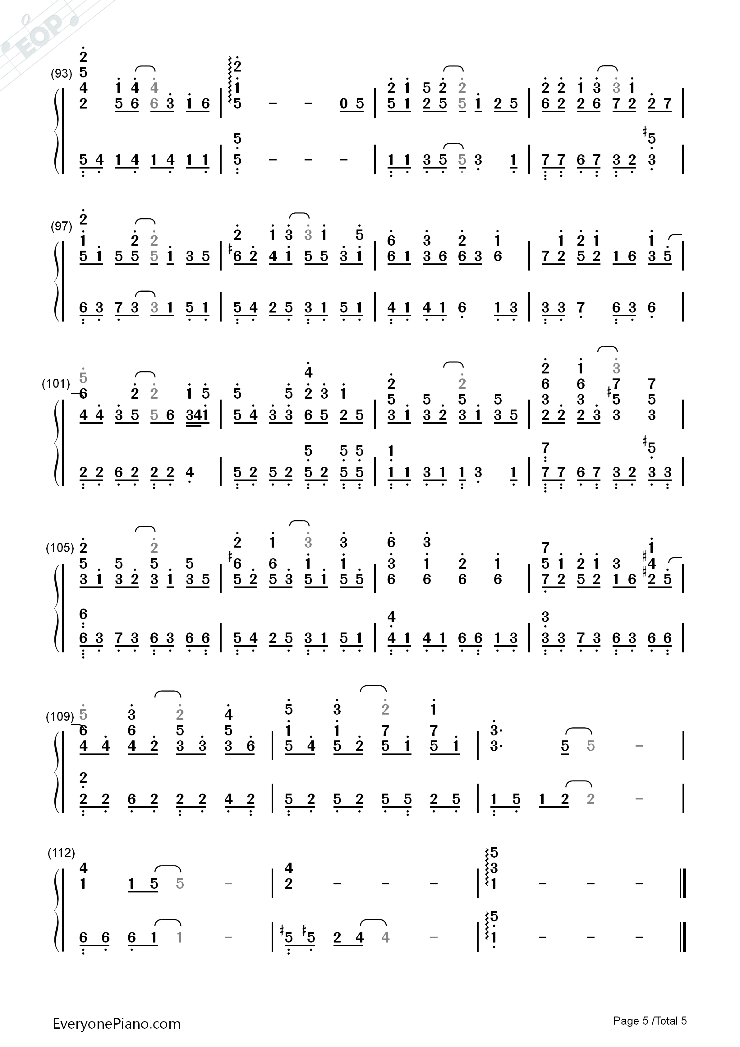 手写的从前钢琴简谱_周杰伦演唱