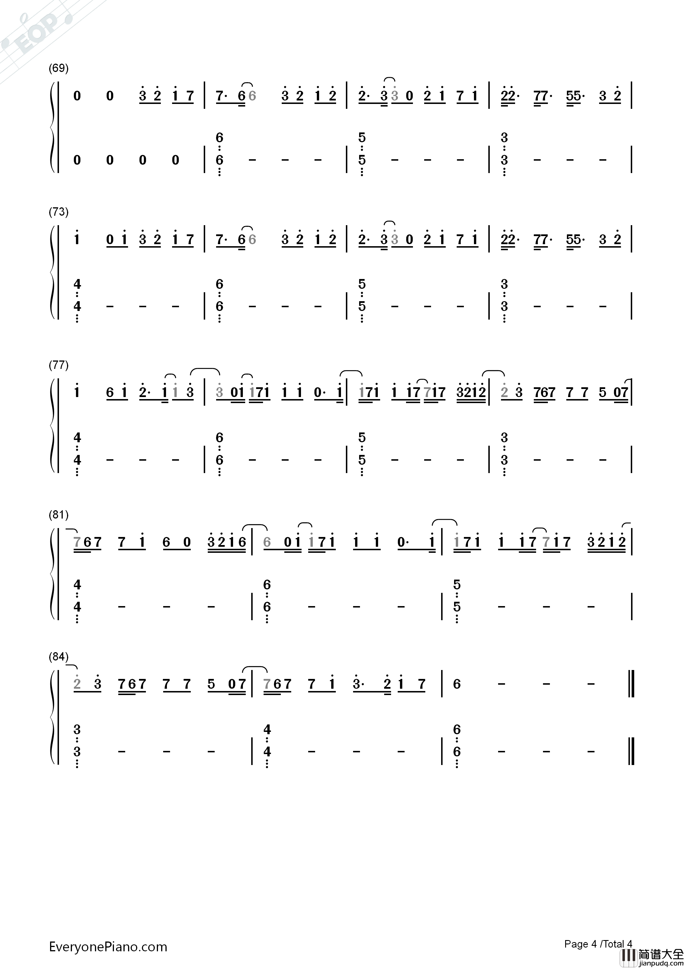 Attention钢琴简谱_Charlie_Puth演唱