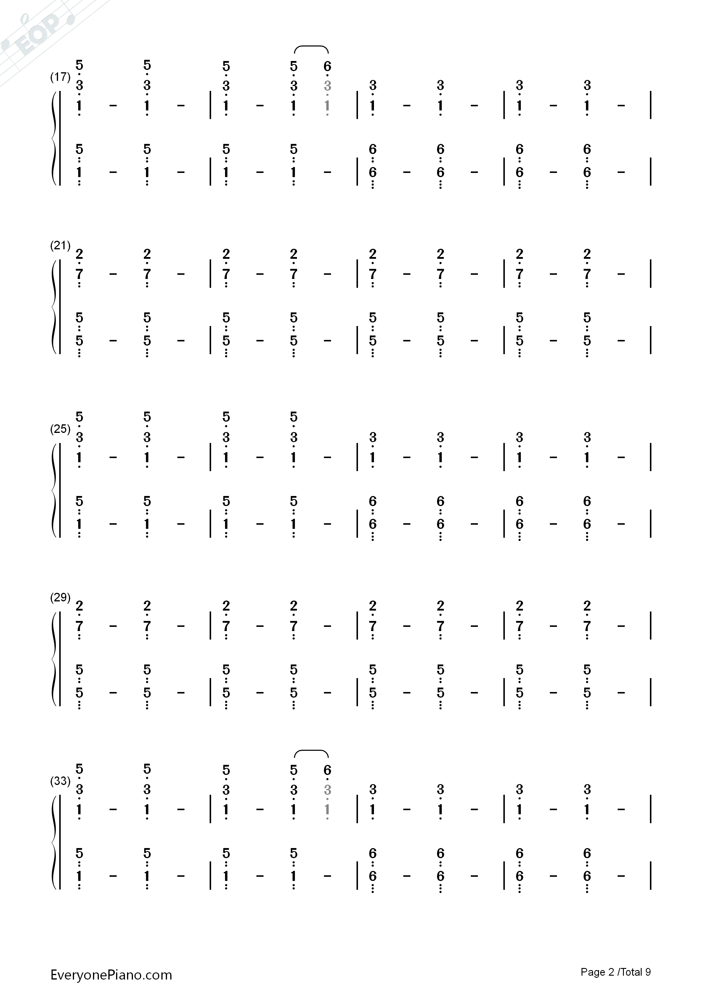 Sign_of_the_Times钢琴简谱_Harry_Styles演唱