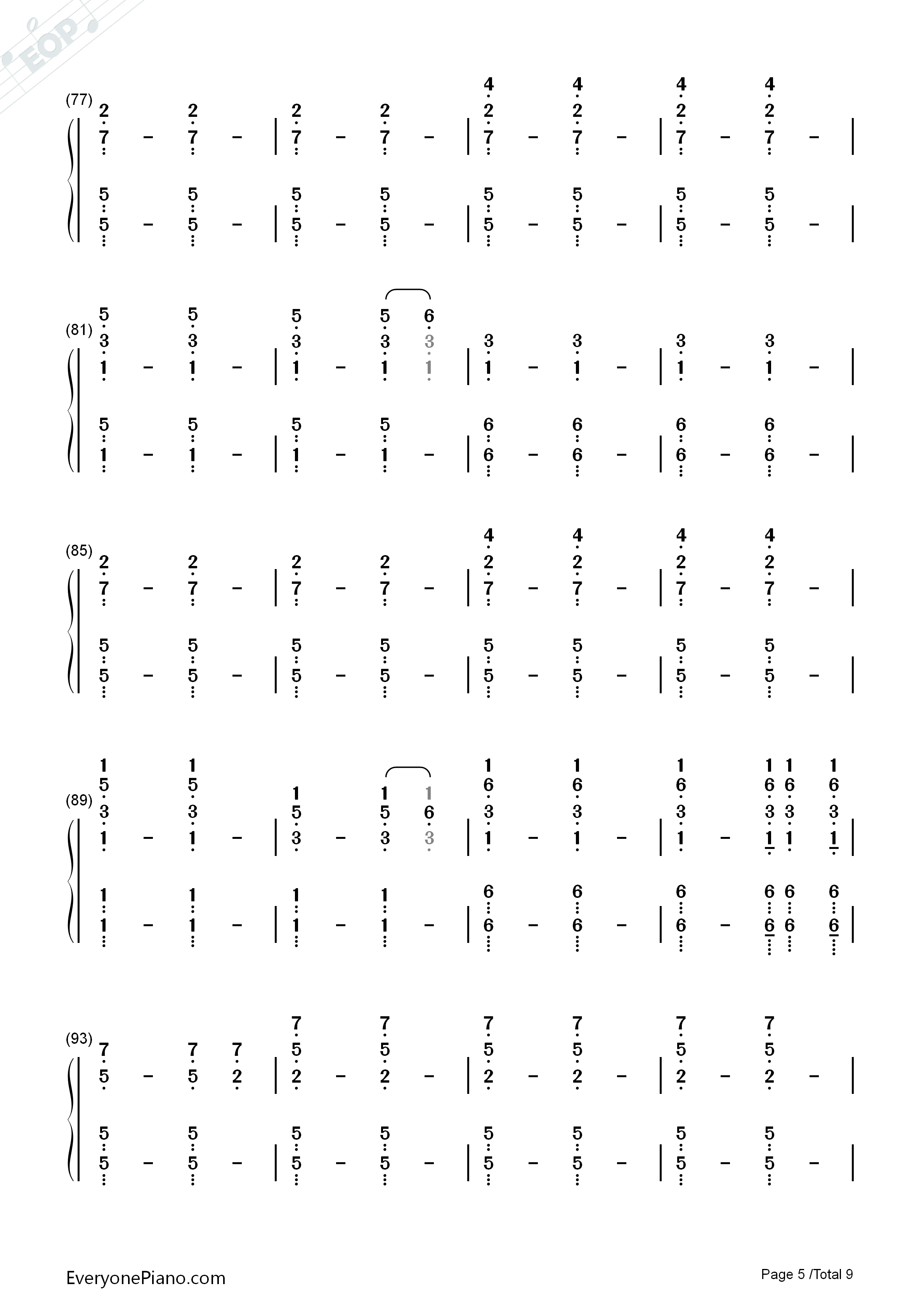 Sign_of_the_Times钢琴简谱_Harry_Styles演唱