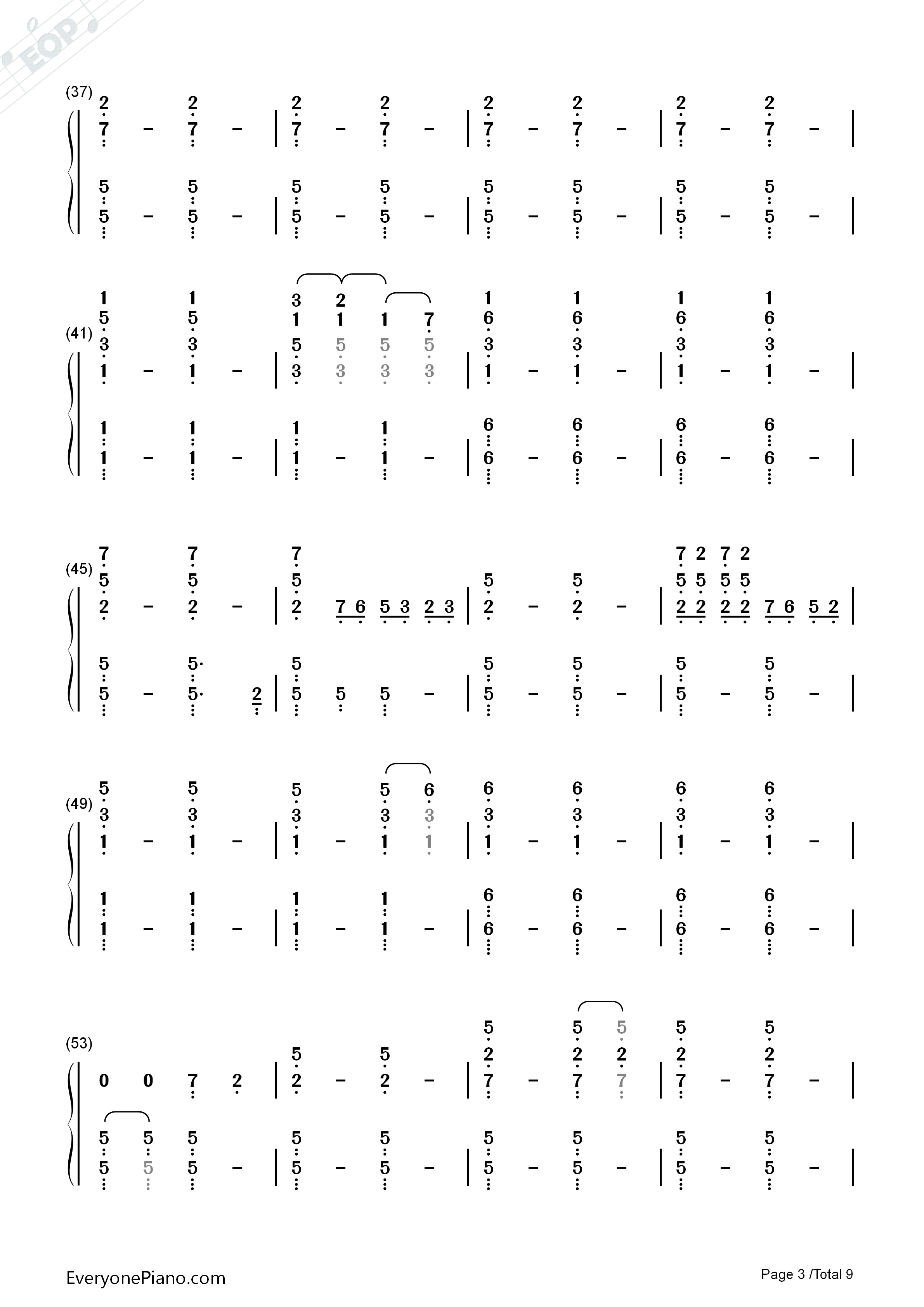 Sign_of_the_Times钢琴简谱_Harry_Styles演唱