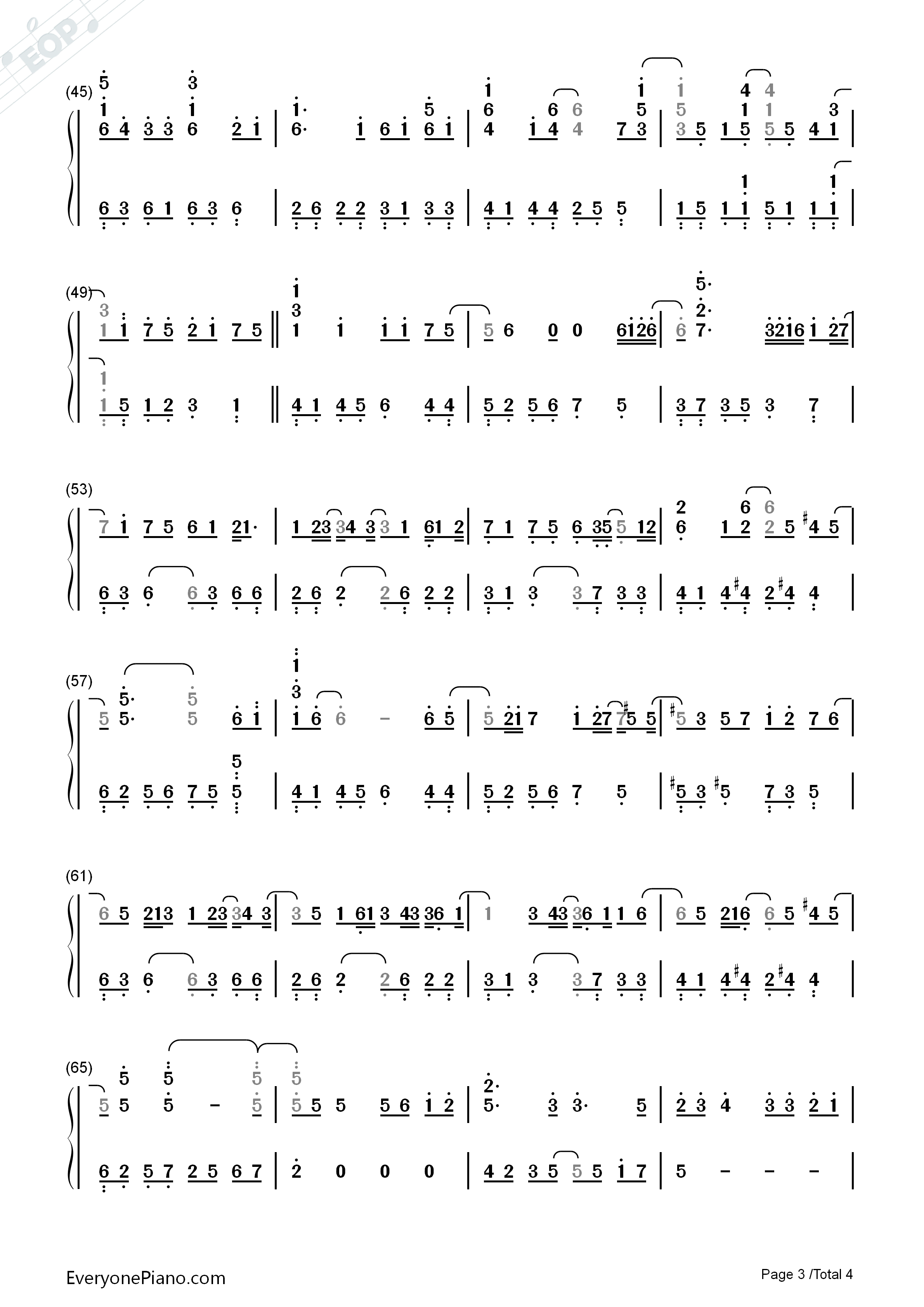 Still钢琴简谱_岚演唱