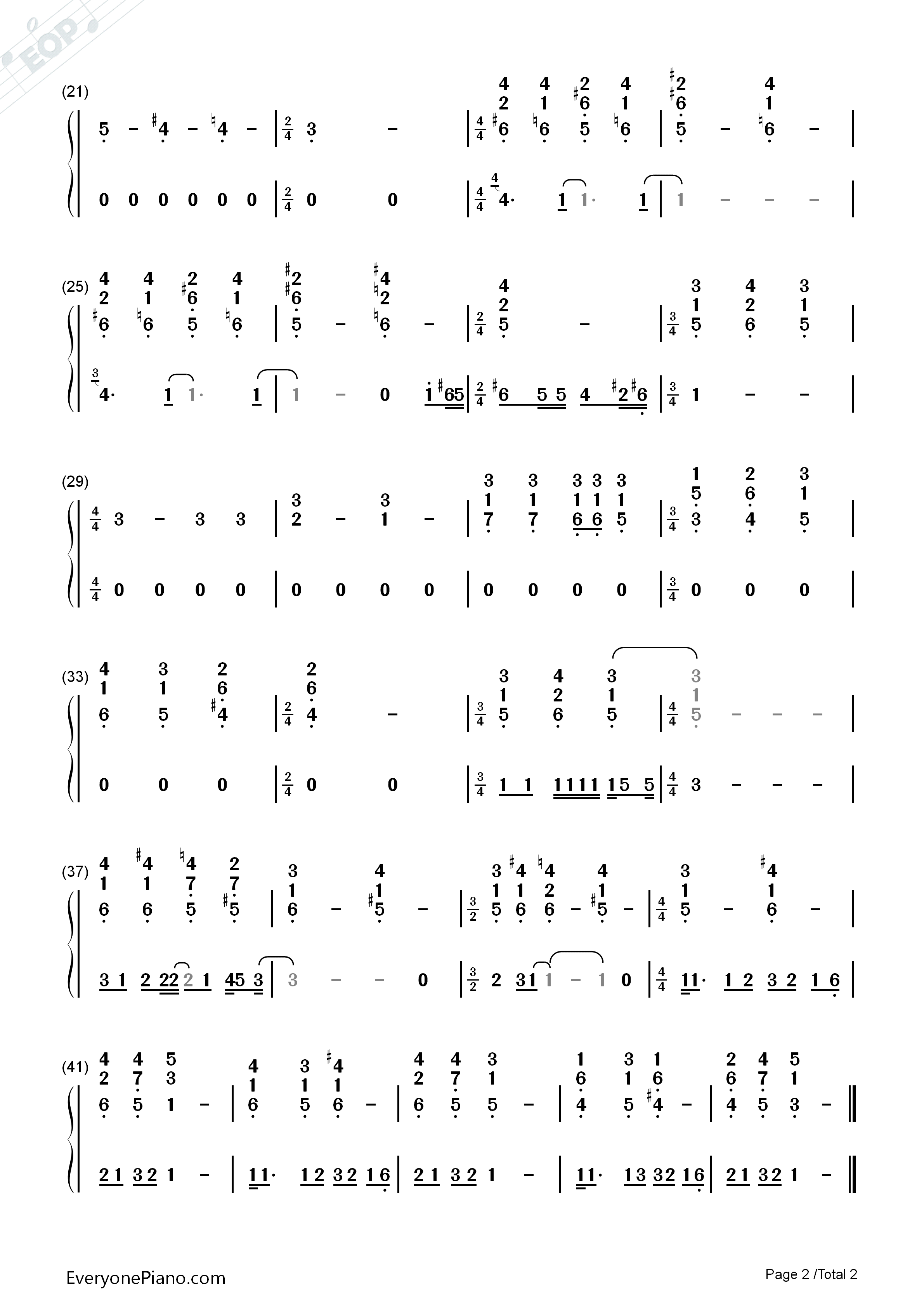 Blackbird钢琴简谱_The_Beatles演唱