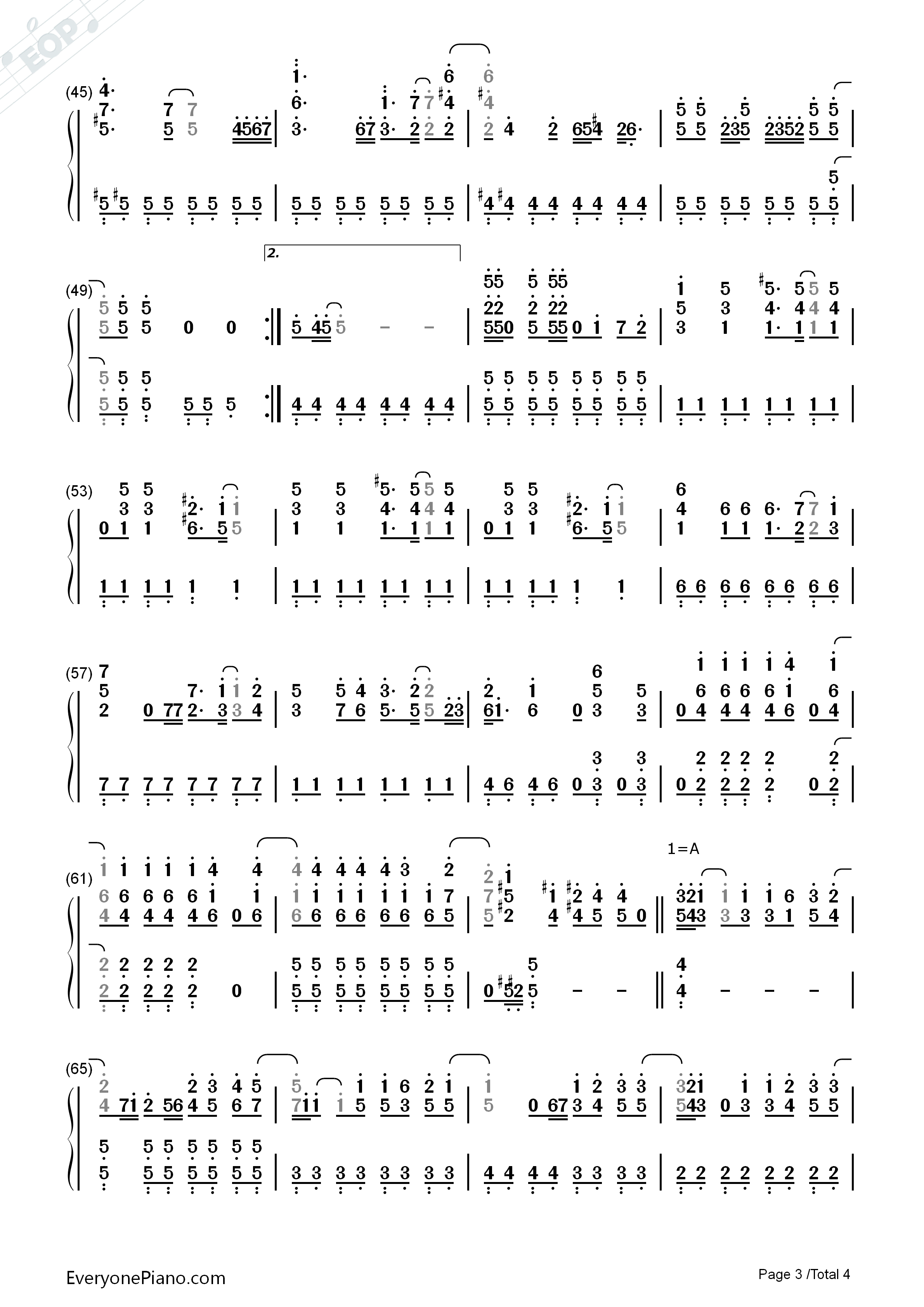 好日子钢琴简谱_李知恩(IU)演唱