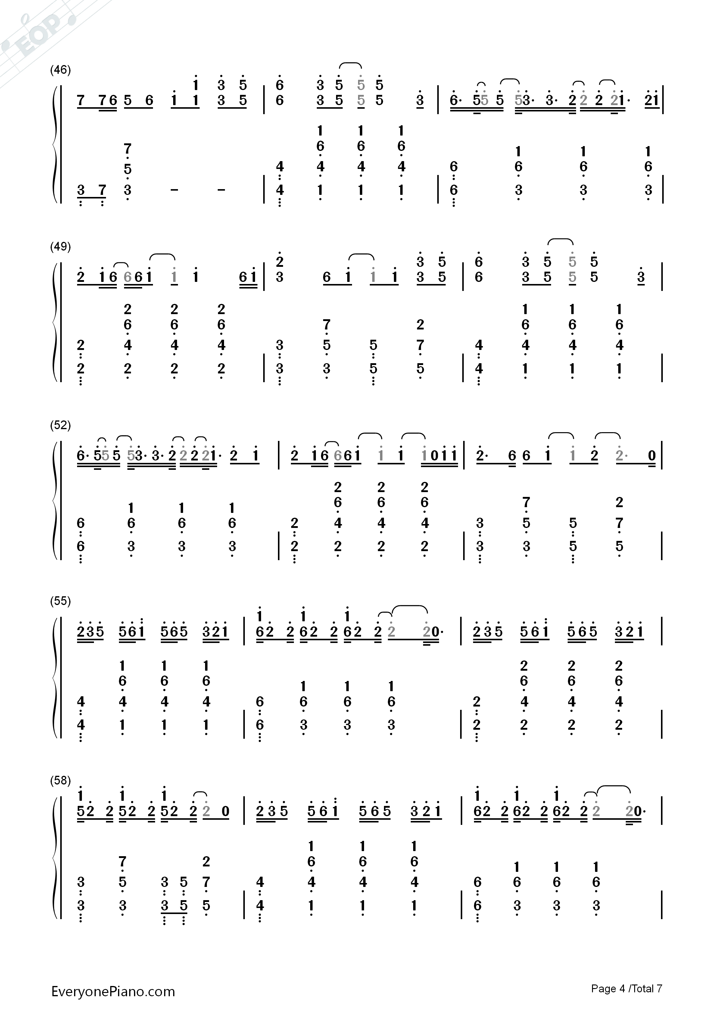 Love_Me_Harder钢琴简谱_Ariana_Grande_The_Weeknd演唱