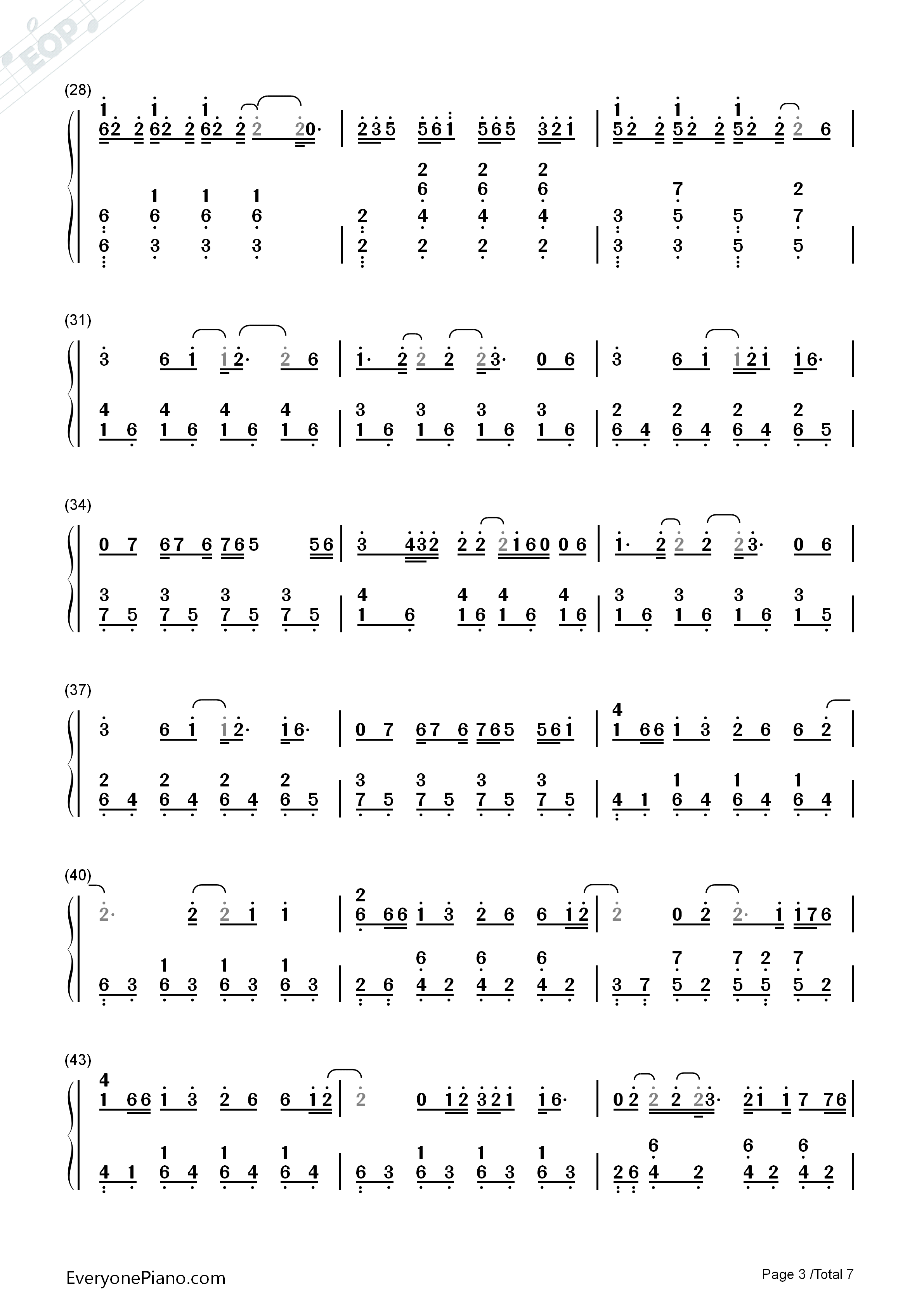 Love_Me_Harder钢琴简谱_Ariana_Grande_The_Weeknd演唱