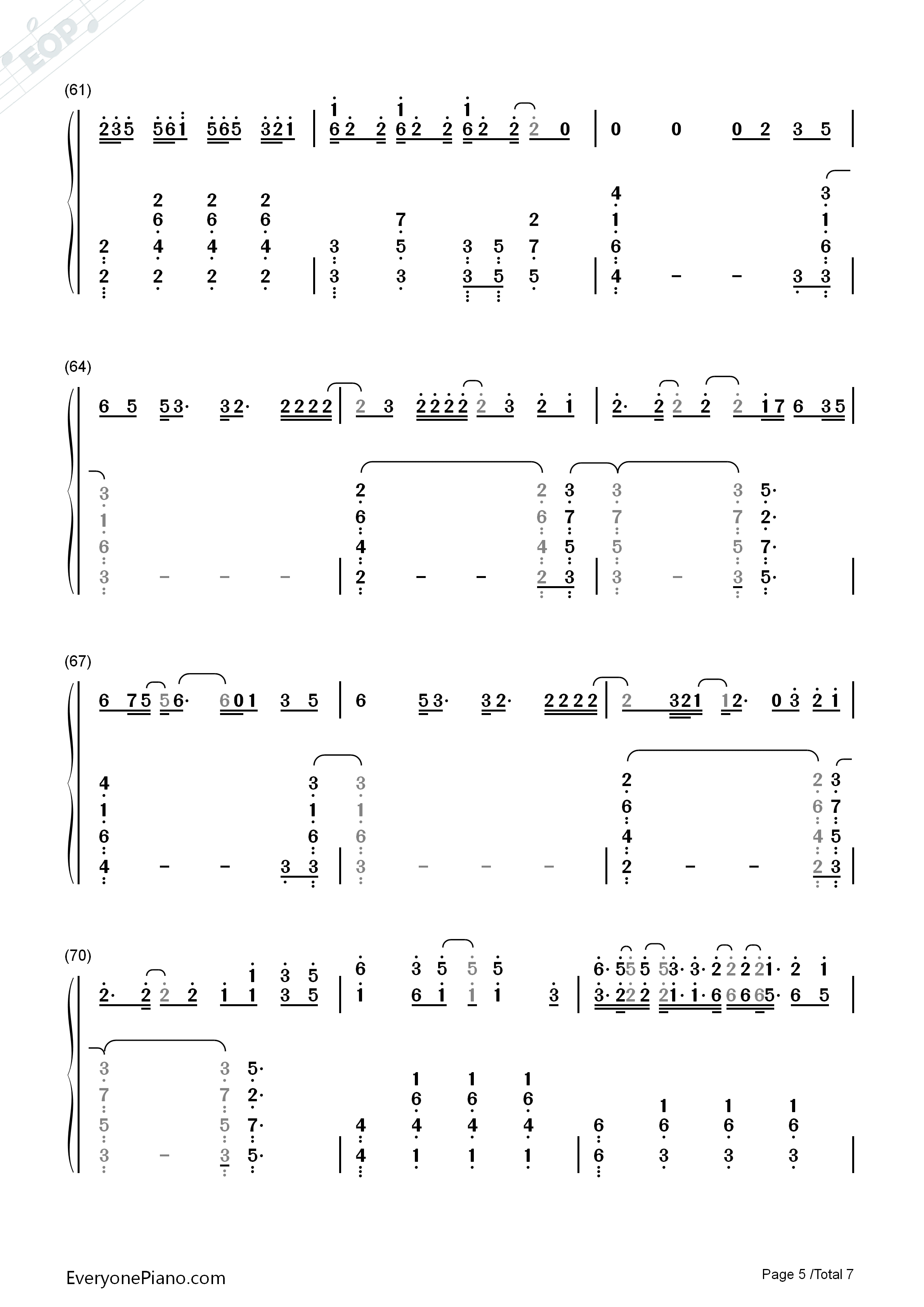 Love_Me_Harder钢琴简谱_Ariana_Grande_The_Weeknd演唱