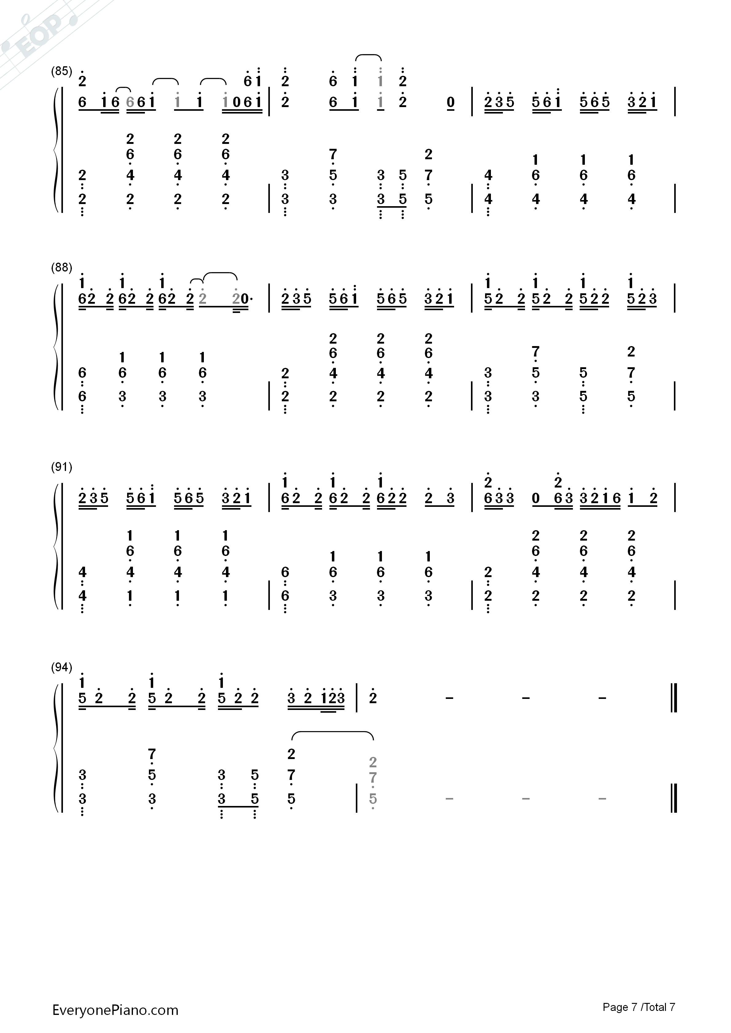 Love_Me_Harder钢琴简谱_Ariana_Grande_The_Weeknd演唱