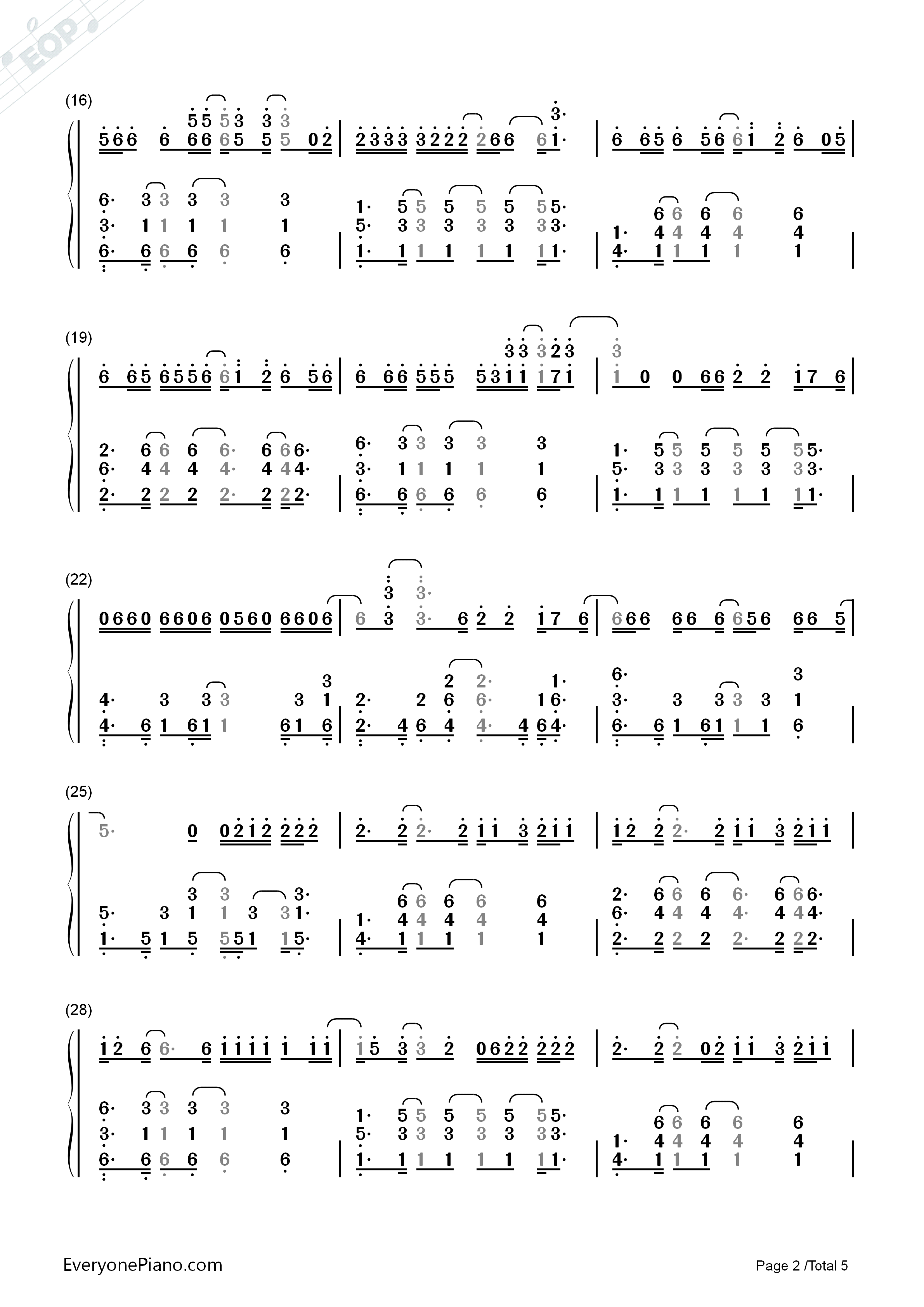 The_Heart_Wants_What_It_Wants钢琴简谱_Selena_Gomez演唱