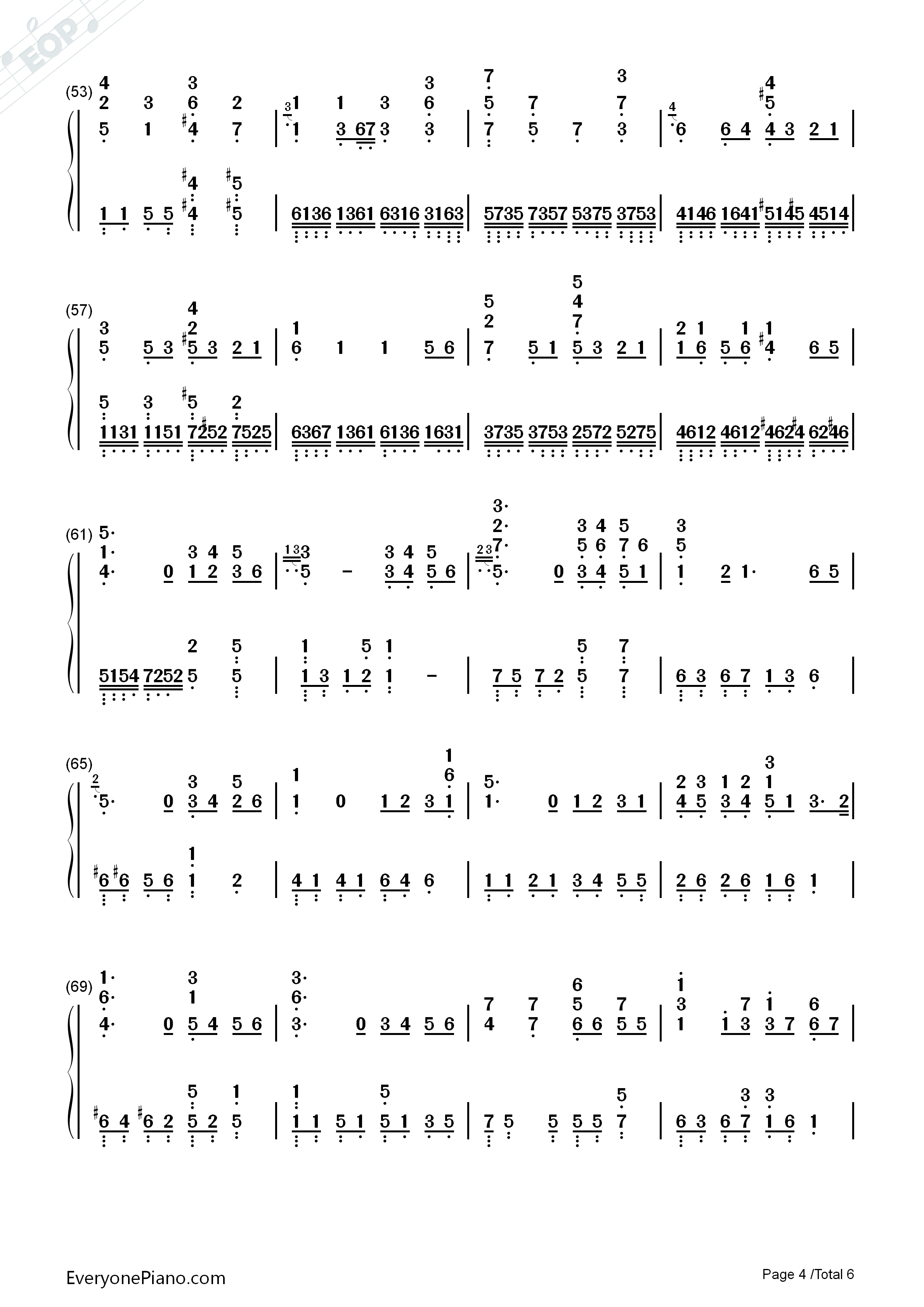 你给我听好钢琴简谱_陈奕迅演唱