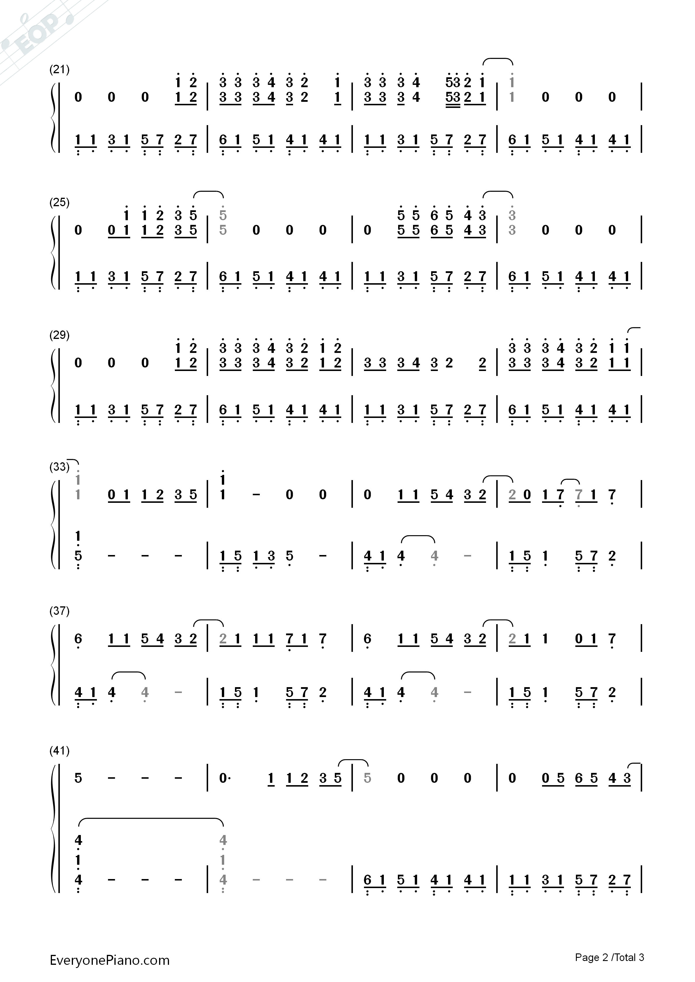 If_I_Were_A_Boy钢琴简谱_Beyonce演唱