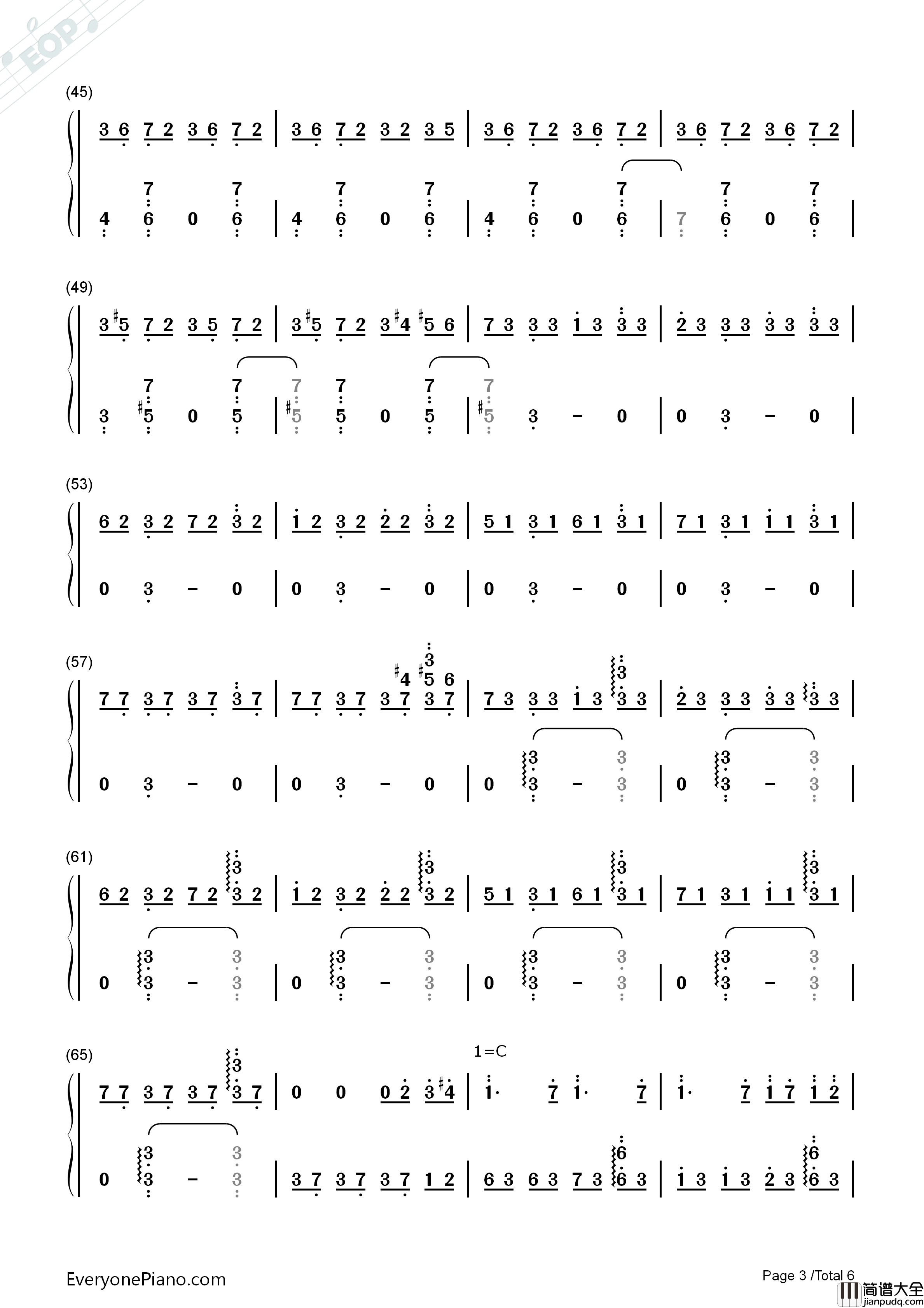 几度枫红钢琴简谱_林海演唱