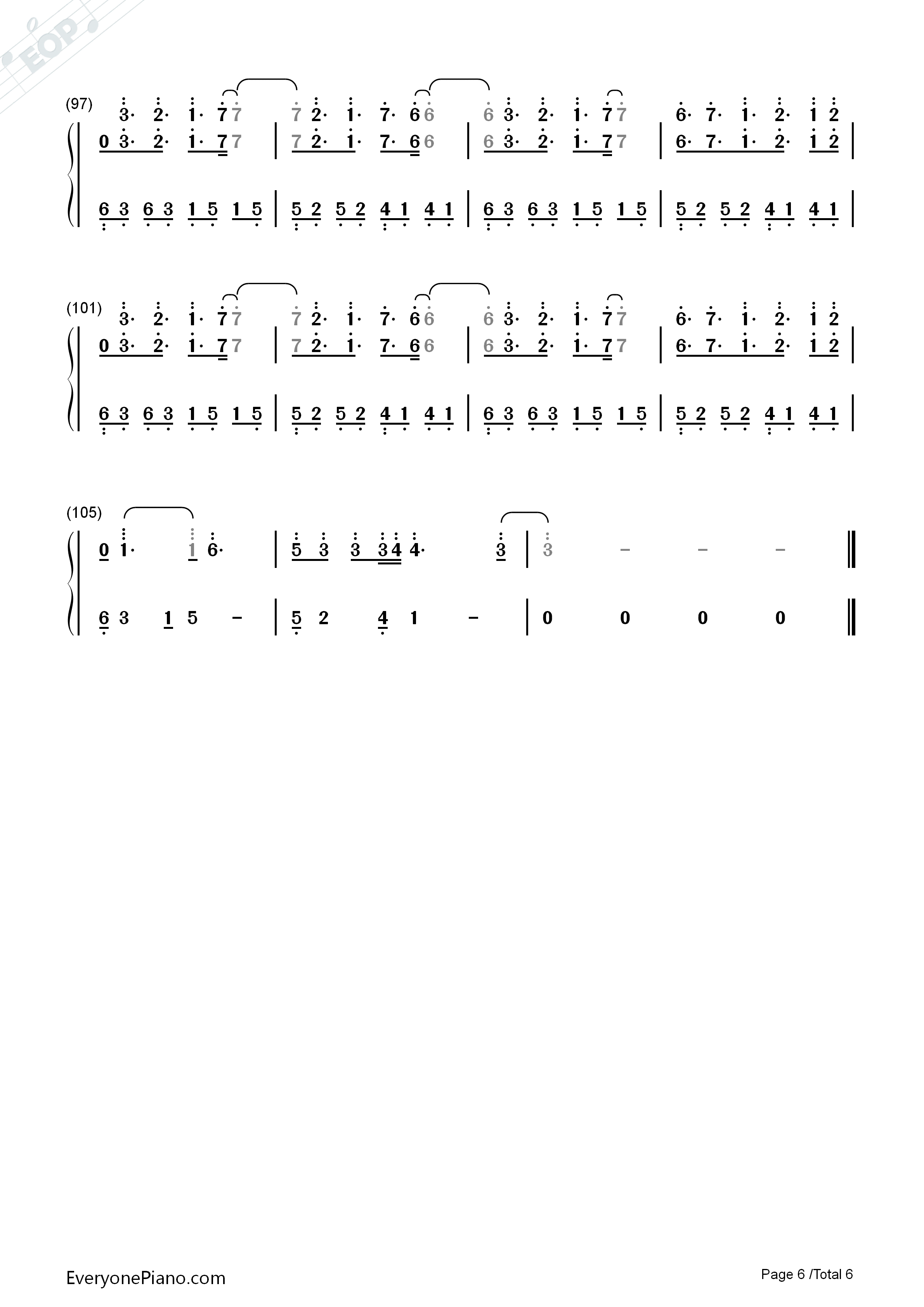 Can't_Live_Without钢琴简谱_Hollyn演唱