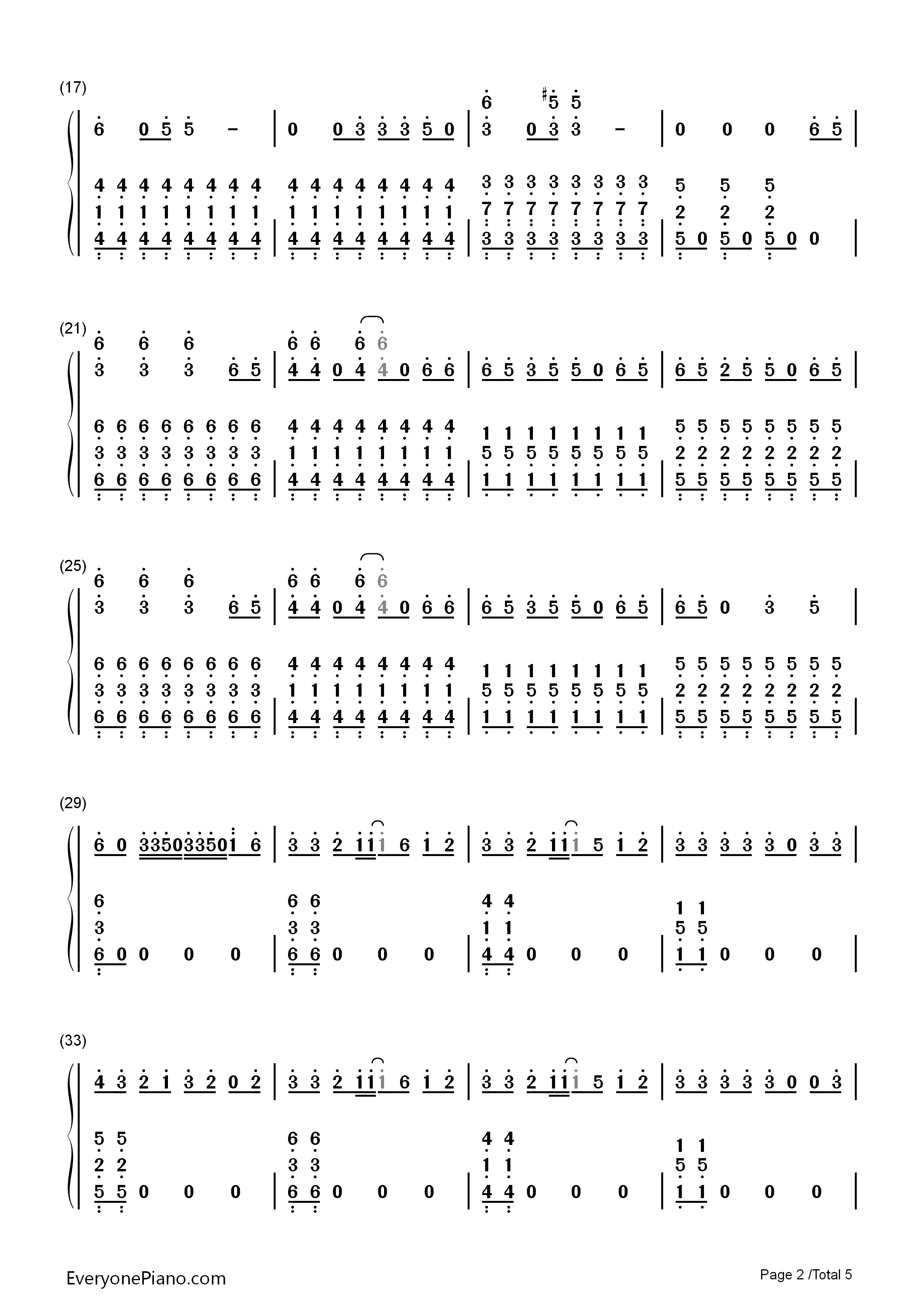 You're_Gonna_Go_Far_Kid钢琴简谱_The_Offspring演唱