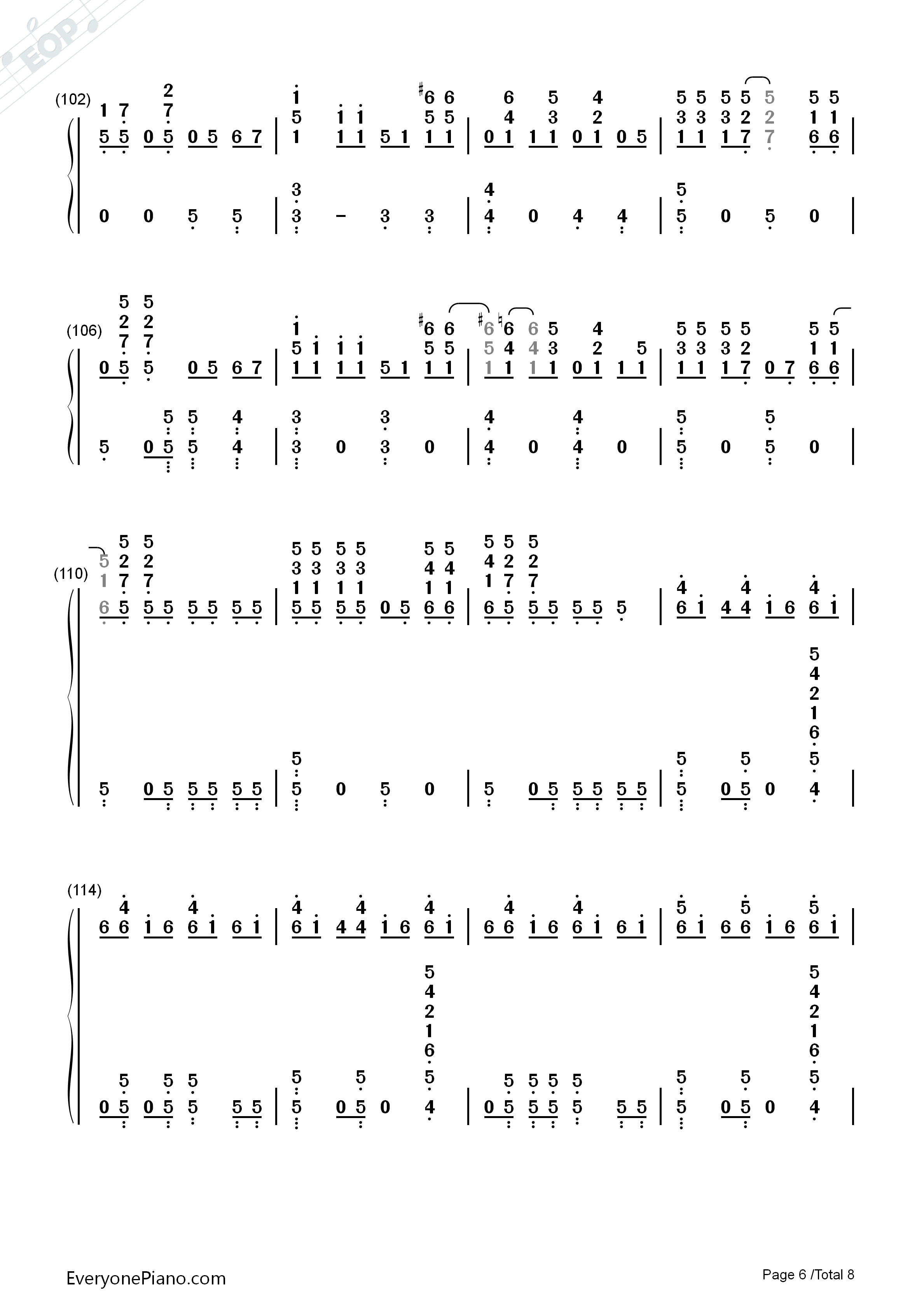 All_of_Me_完整版钢琴简谱_Jon_Schmidt演唱