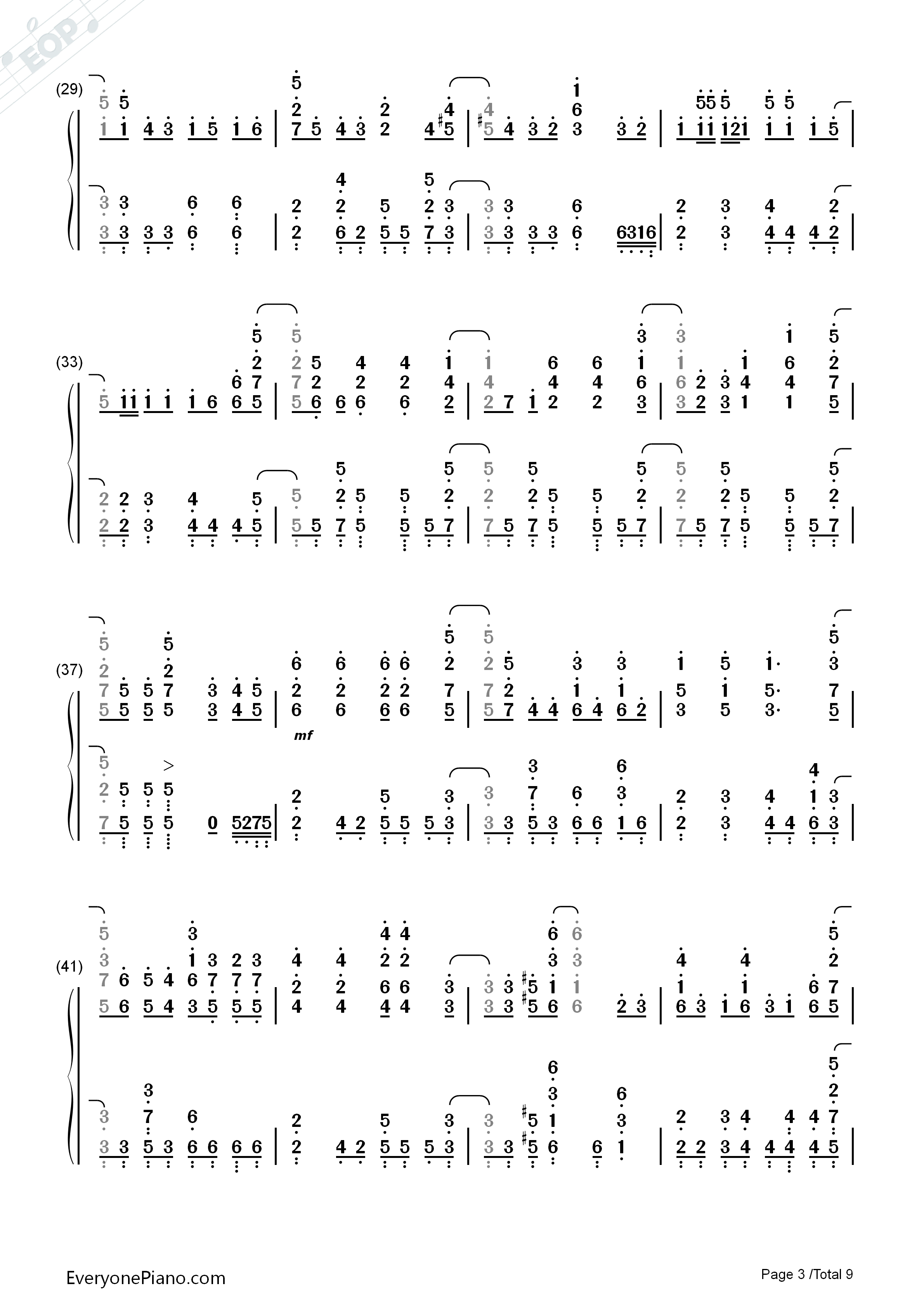 Daydream_Cafe钢琴简谱_Petit_Rabbit's演唱