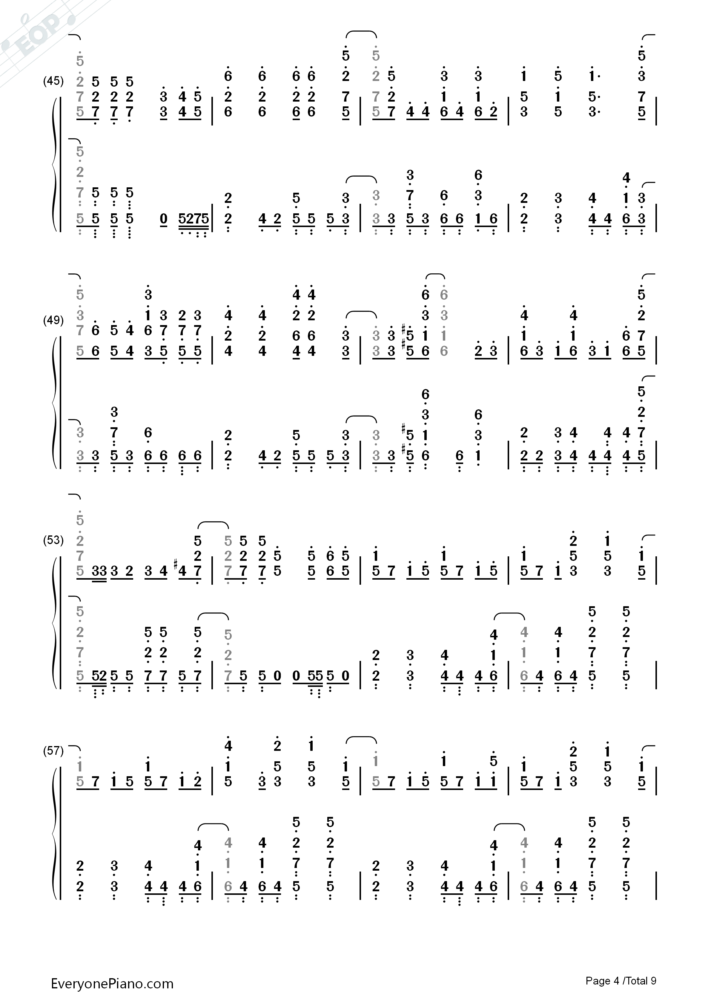 Daydream_Cafe钢琴简谱_Petit_Rabbit's演唱