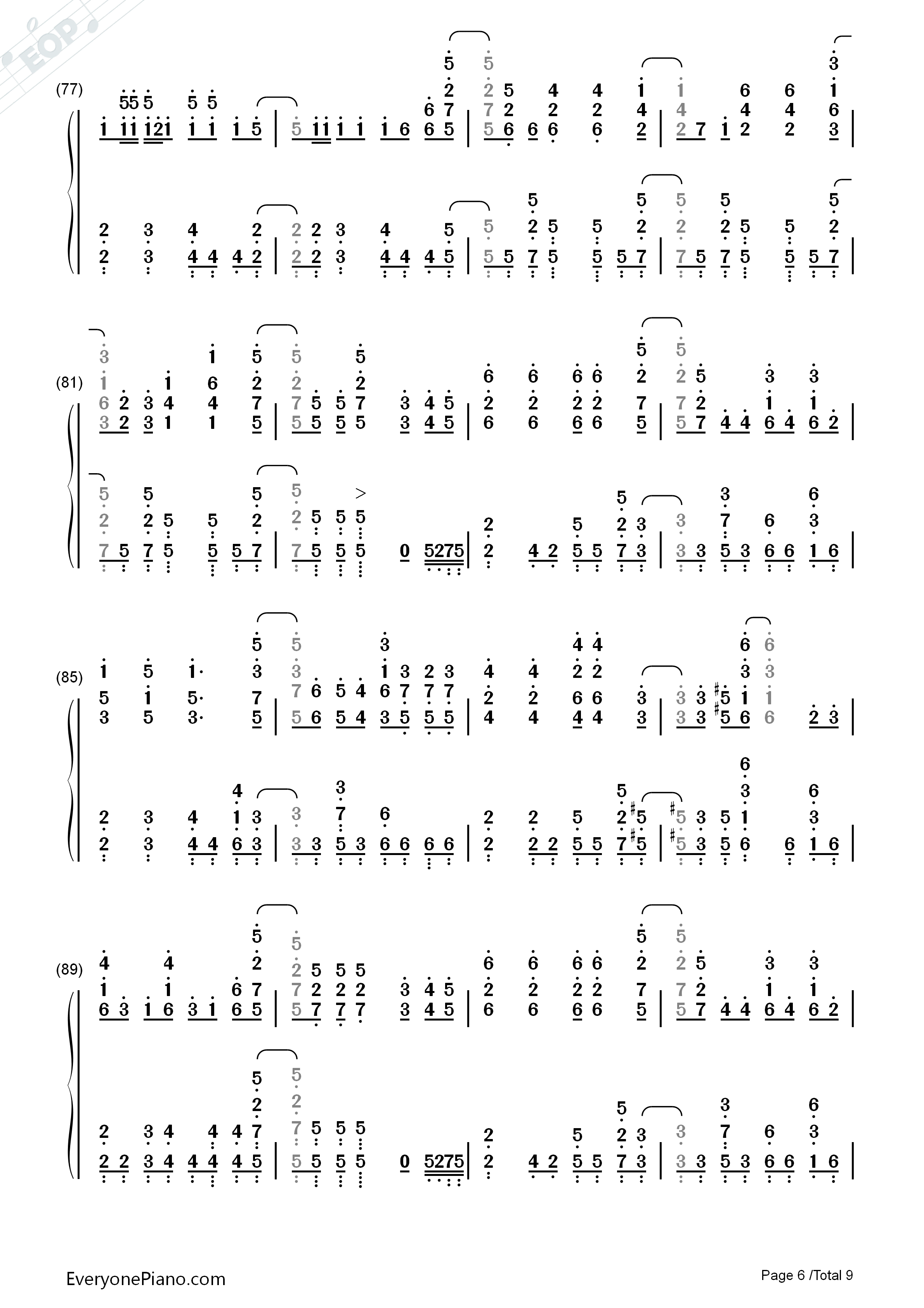 Daydream_Cafe钢琴简谱_Petit_Rabbit's演唱