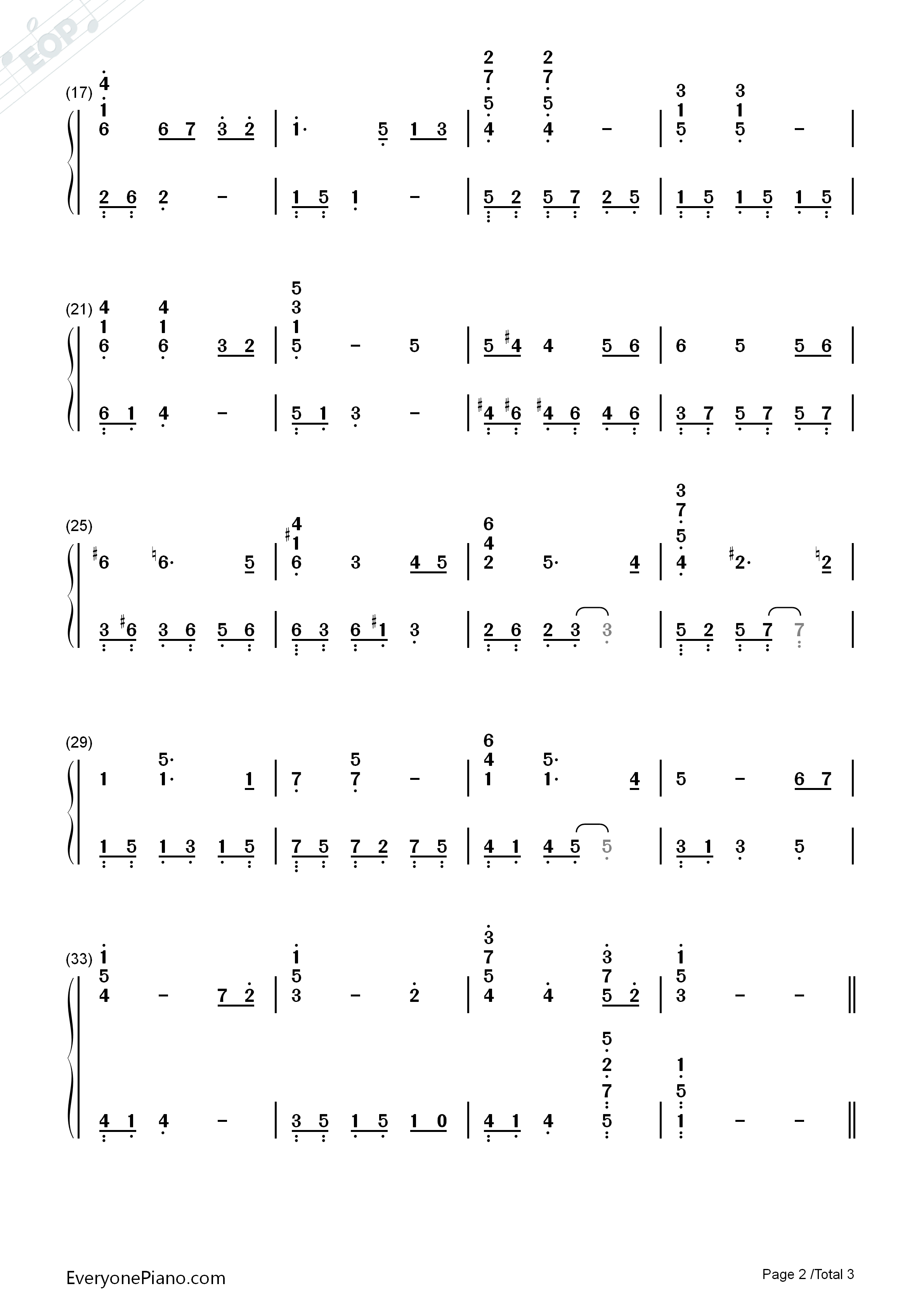 千寻的华尔兹钢琴简谱_久石让_宫崎骏演唱