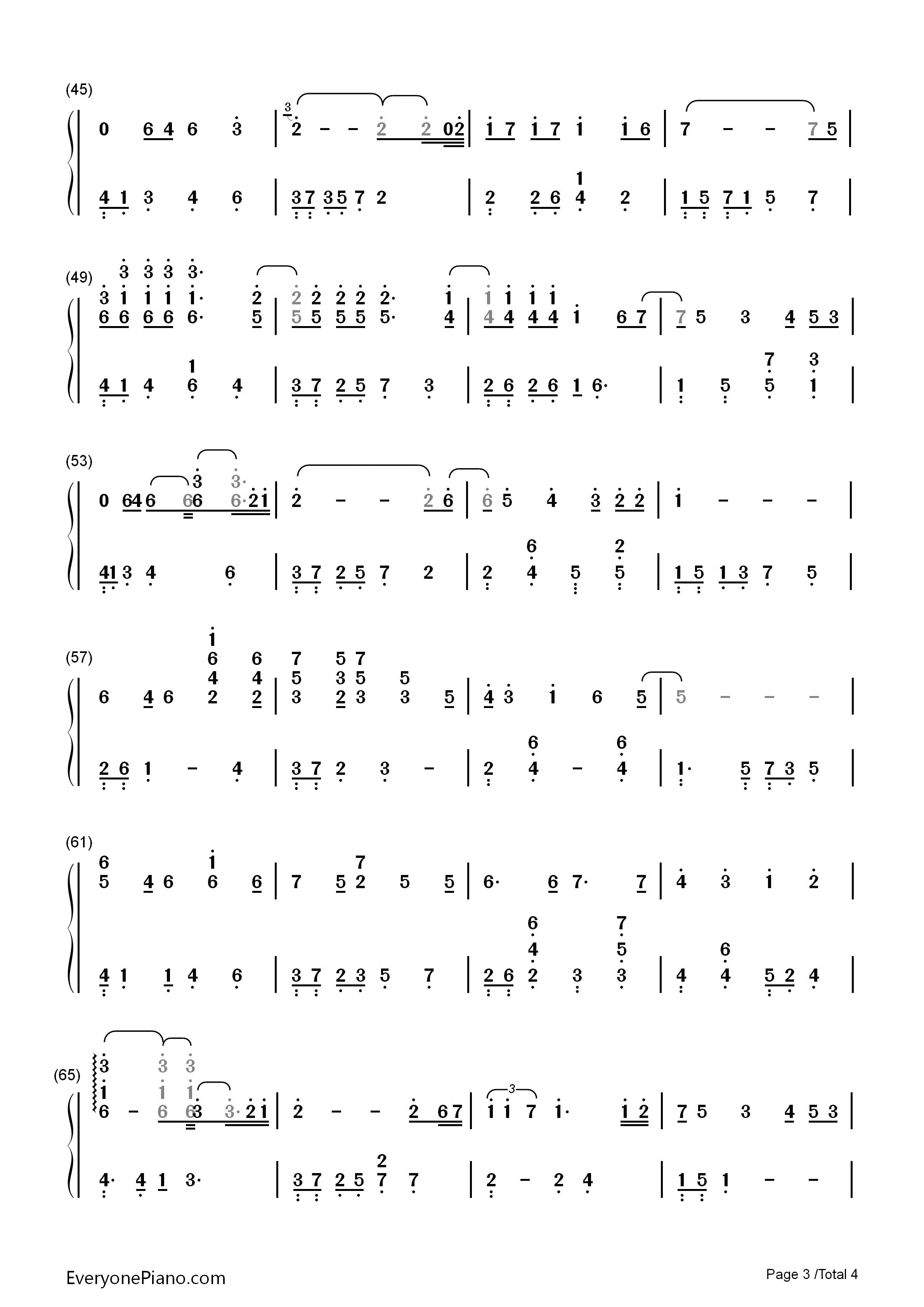 Loving_You钢琴简谱_Minnie_Riperton__蜜妮莱普顿演唱