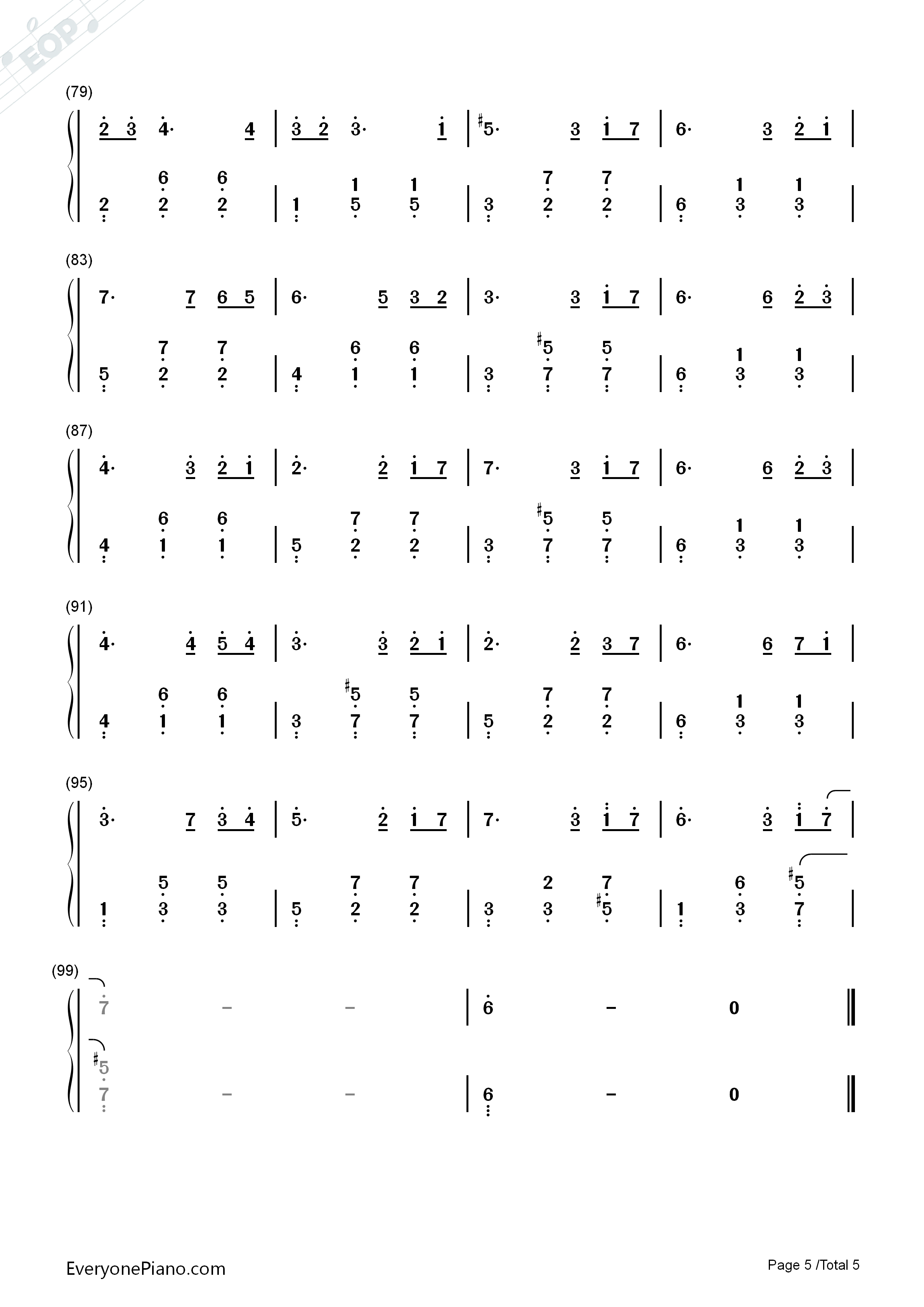 昨日的天明钢琴简谱_原创演唱