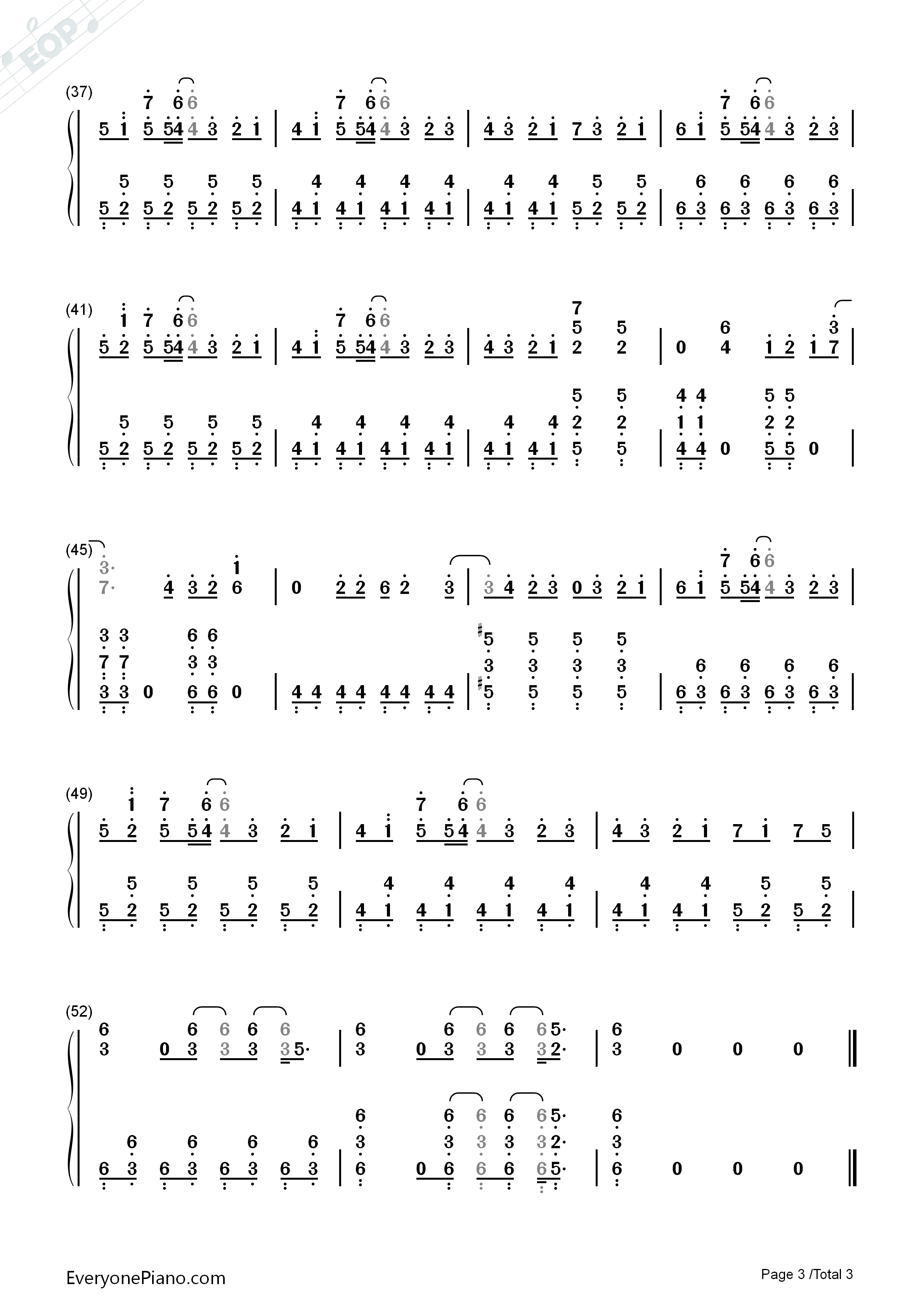 Open_Your_Eyes钢琴简谱_亚咲花演唱