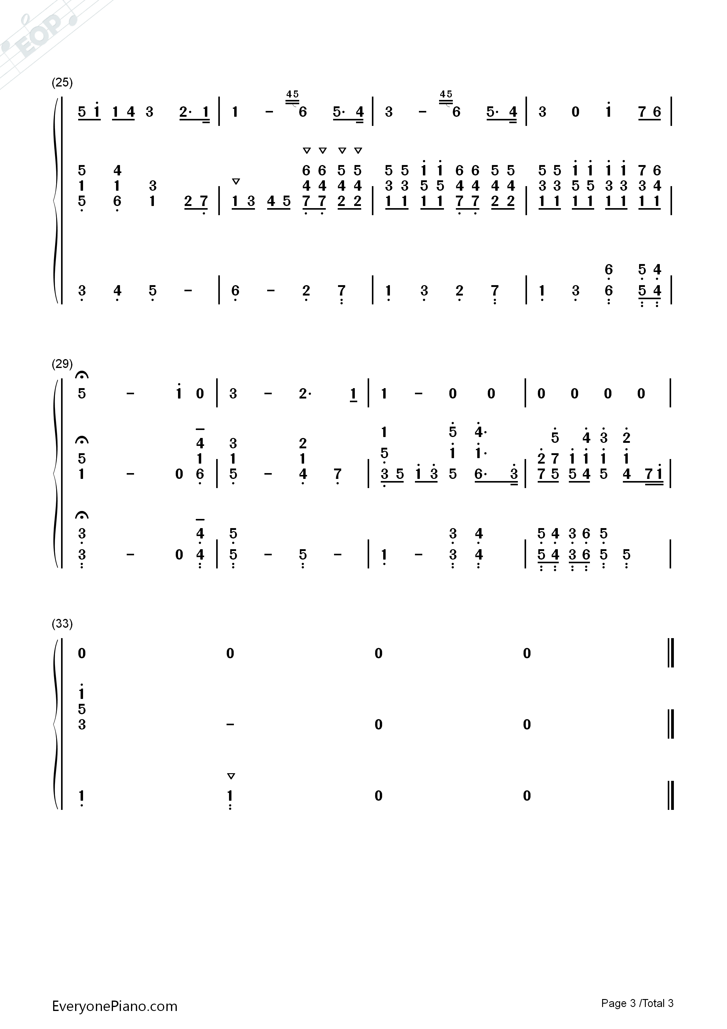 Caro_Mio_Ben钢琴简谱_Giuseppe_Giordani演唱