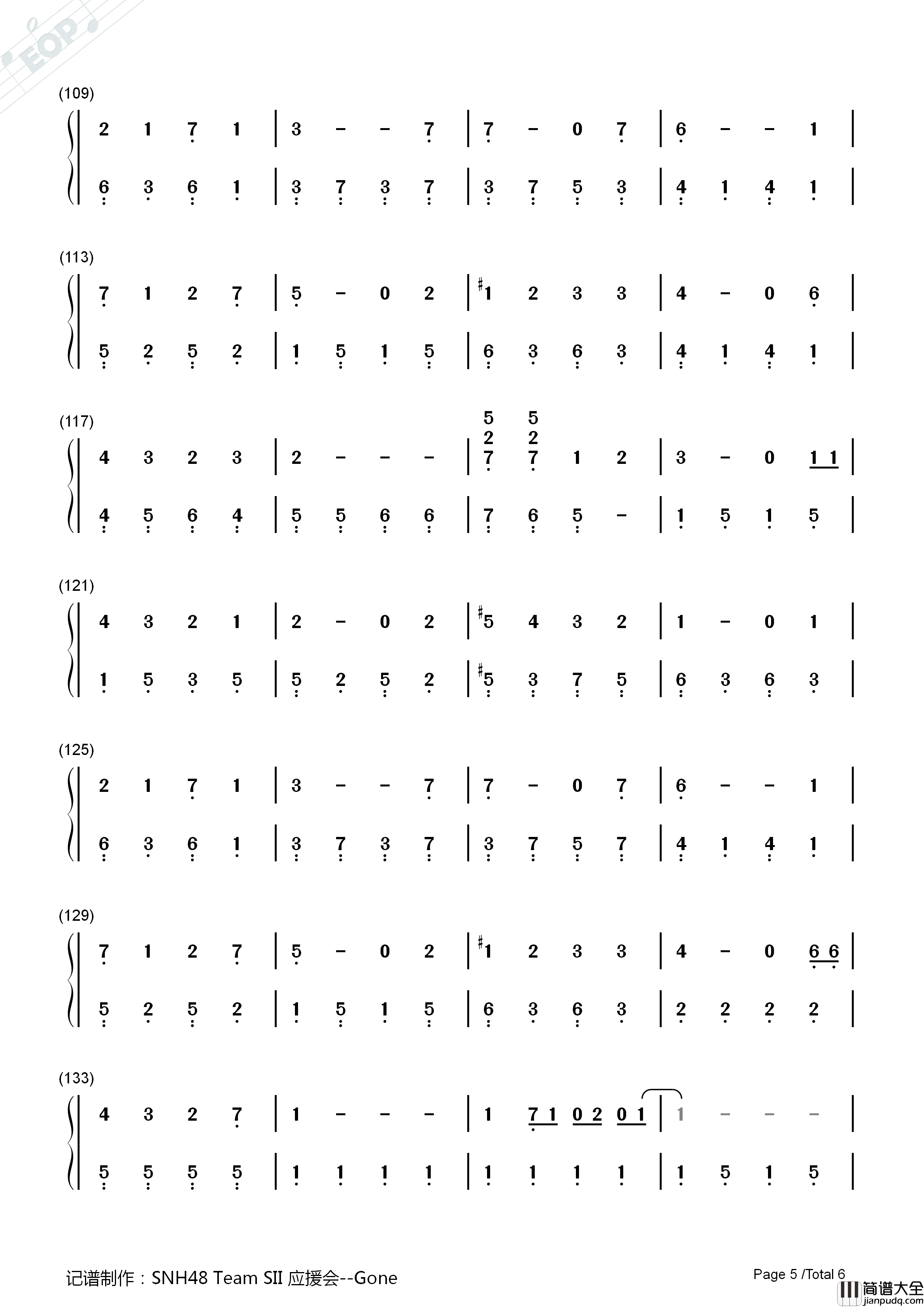 青春的约定钢琴简谱_SNH48演唱