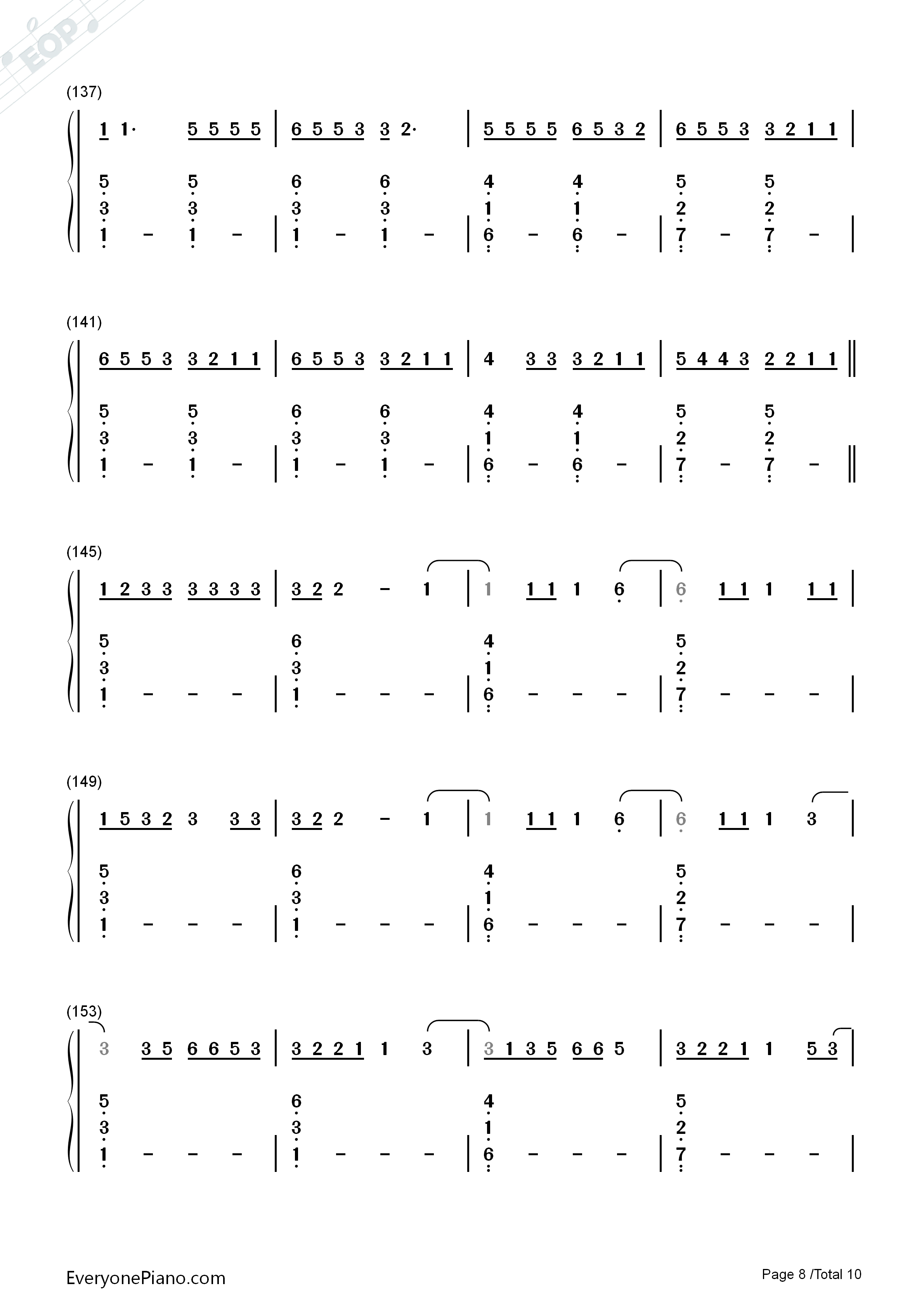 I'm_the_One钢琴简谱_DJ_Khaled演唱