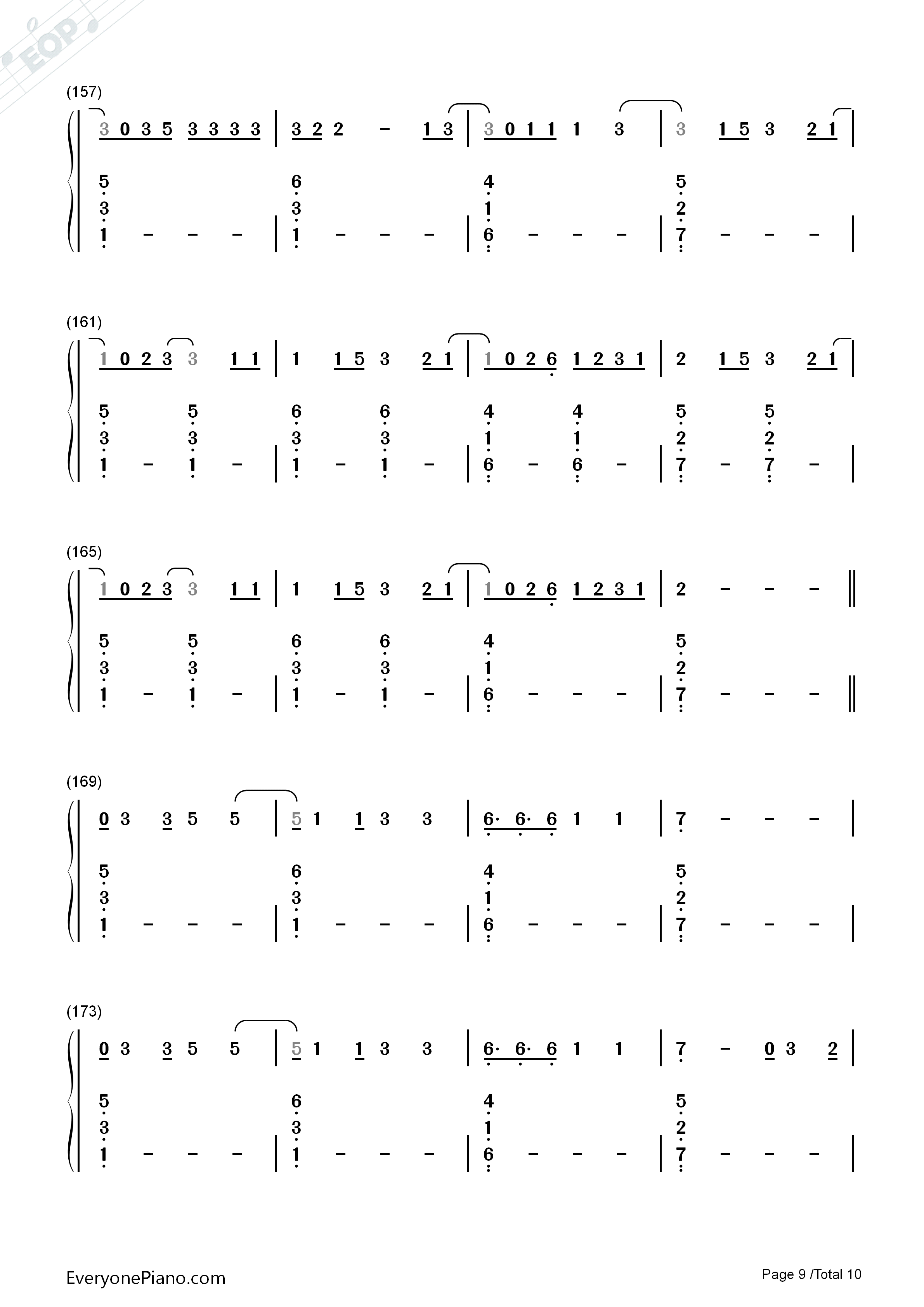 I'm_the_One钢琴简谱_DJ_Khaled演唱