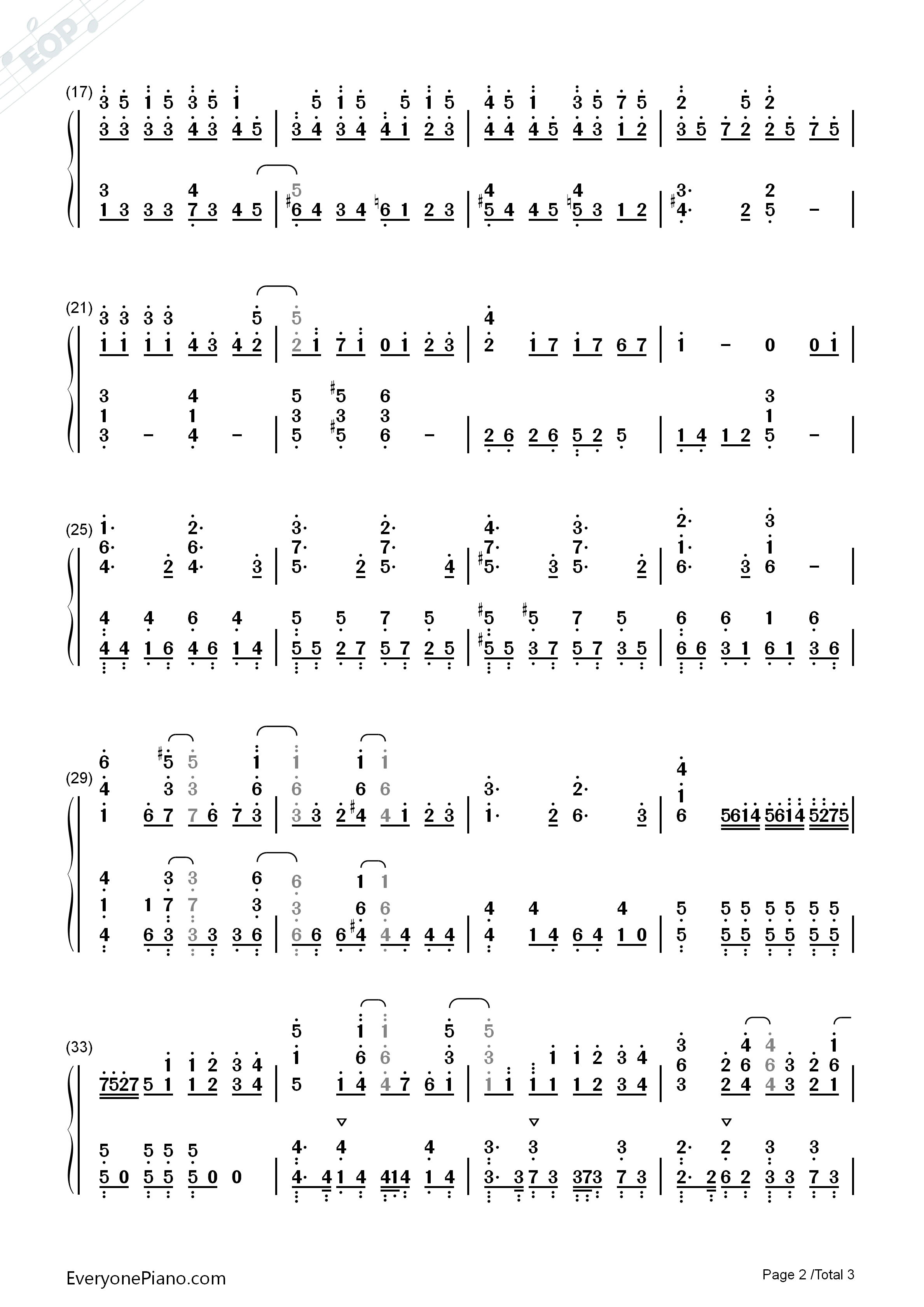 フェアリーテイル钢琴简谱_三月のパンタシア演唱