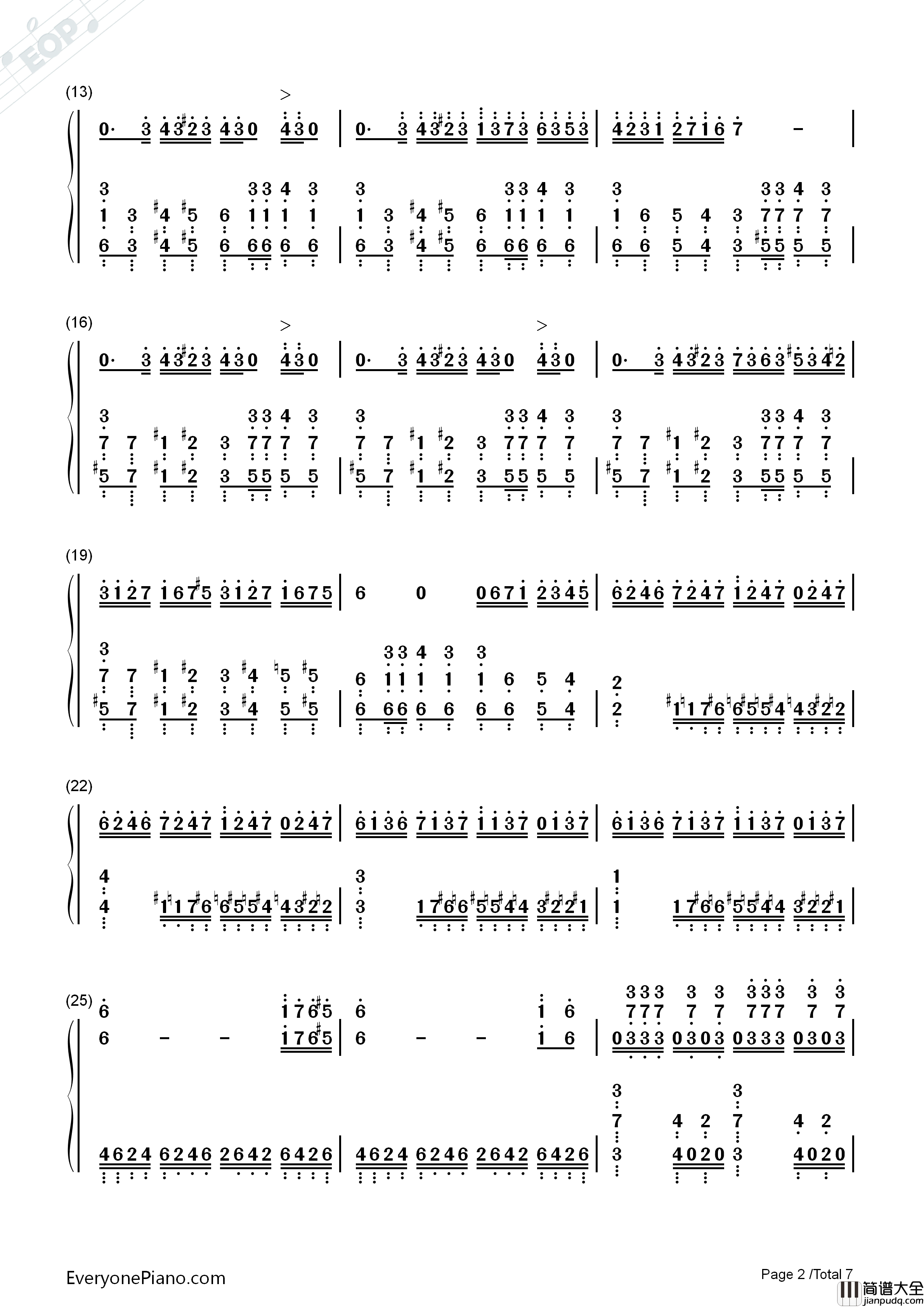 Victory钢琴简谱_马克西姆演唱