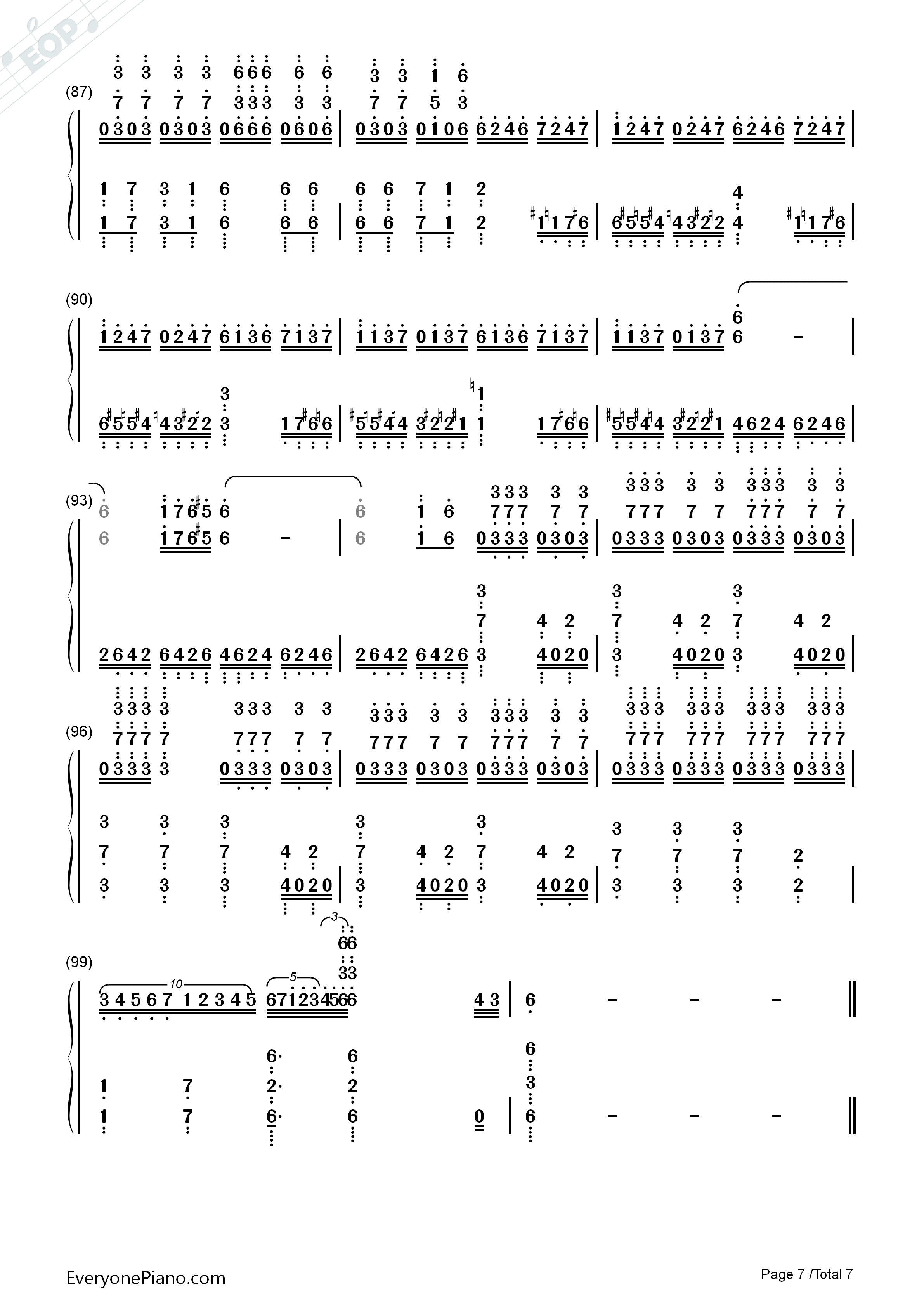 Victory钢琴简谱_马克西姆演唱