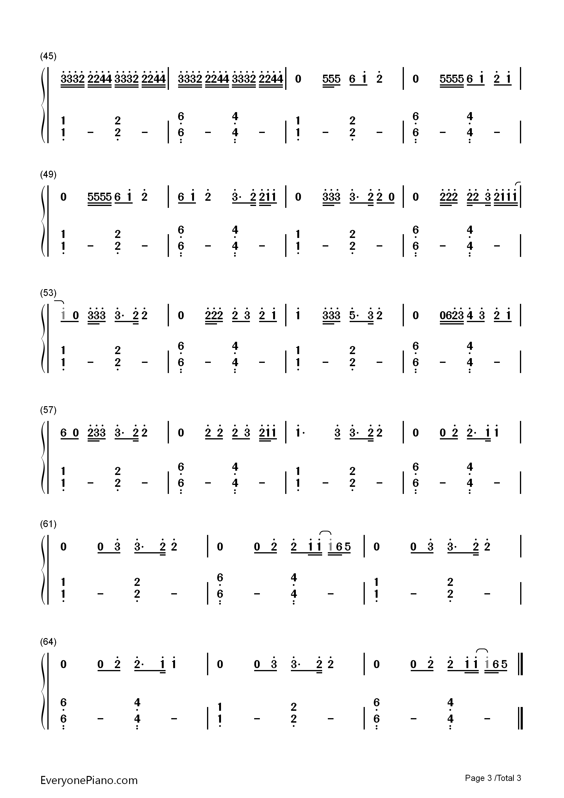 Invisible钢琴简谱_Linkin_Park演唱