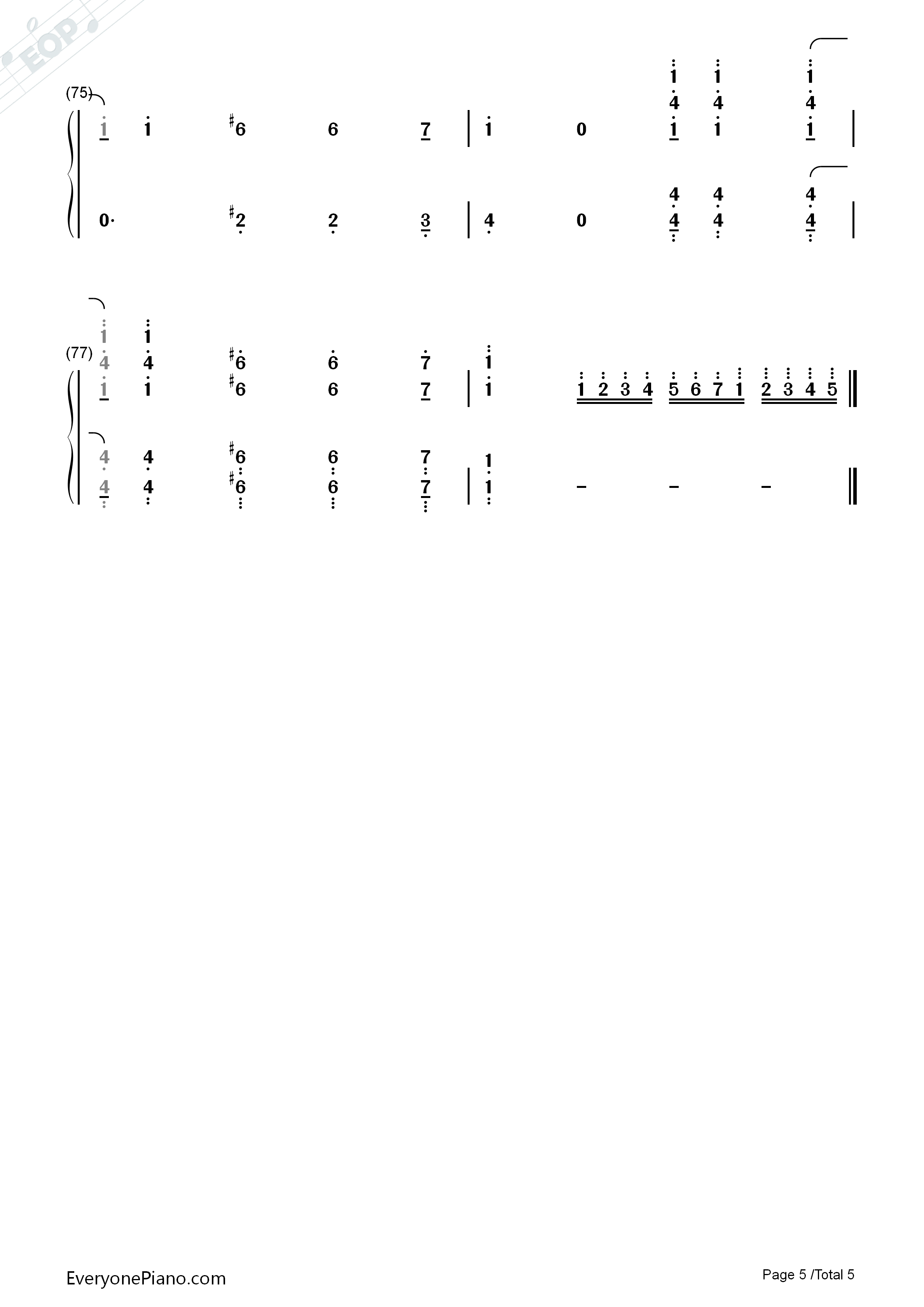 決めたよHand_in_Hand钢琴简谱_高海千歌_樱内梨子_渡边曜演唱