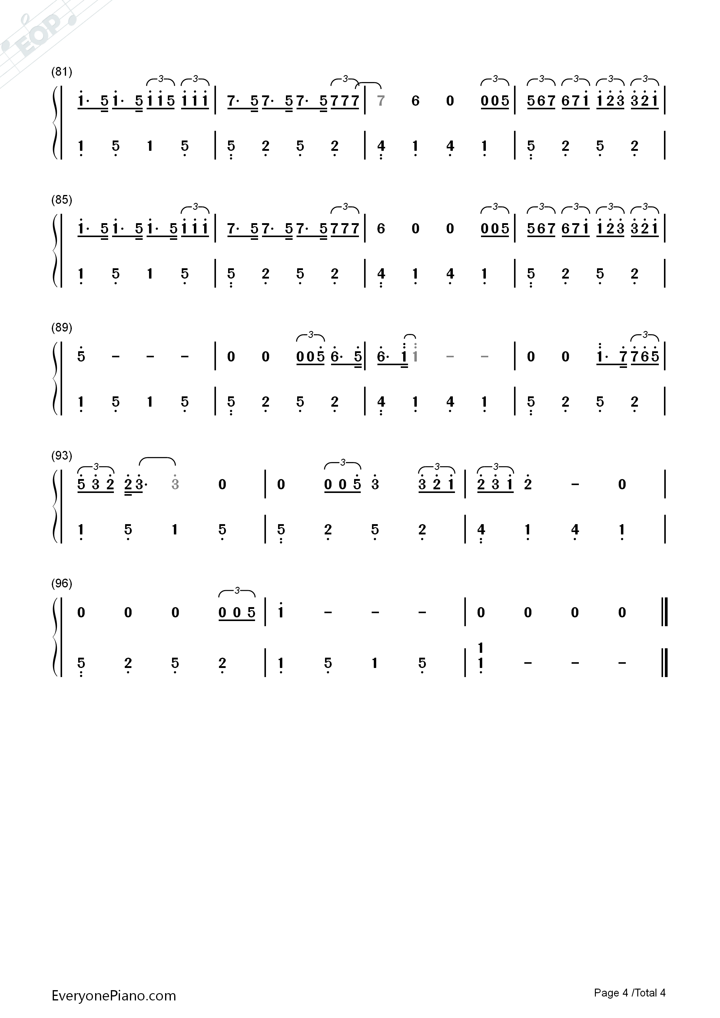 Gilehriyaan钢琴简谱_Jonita_Gandhi演唱