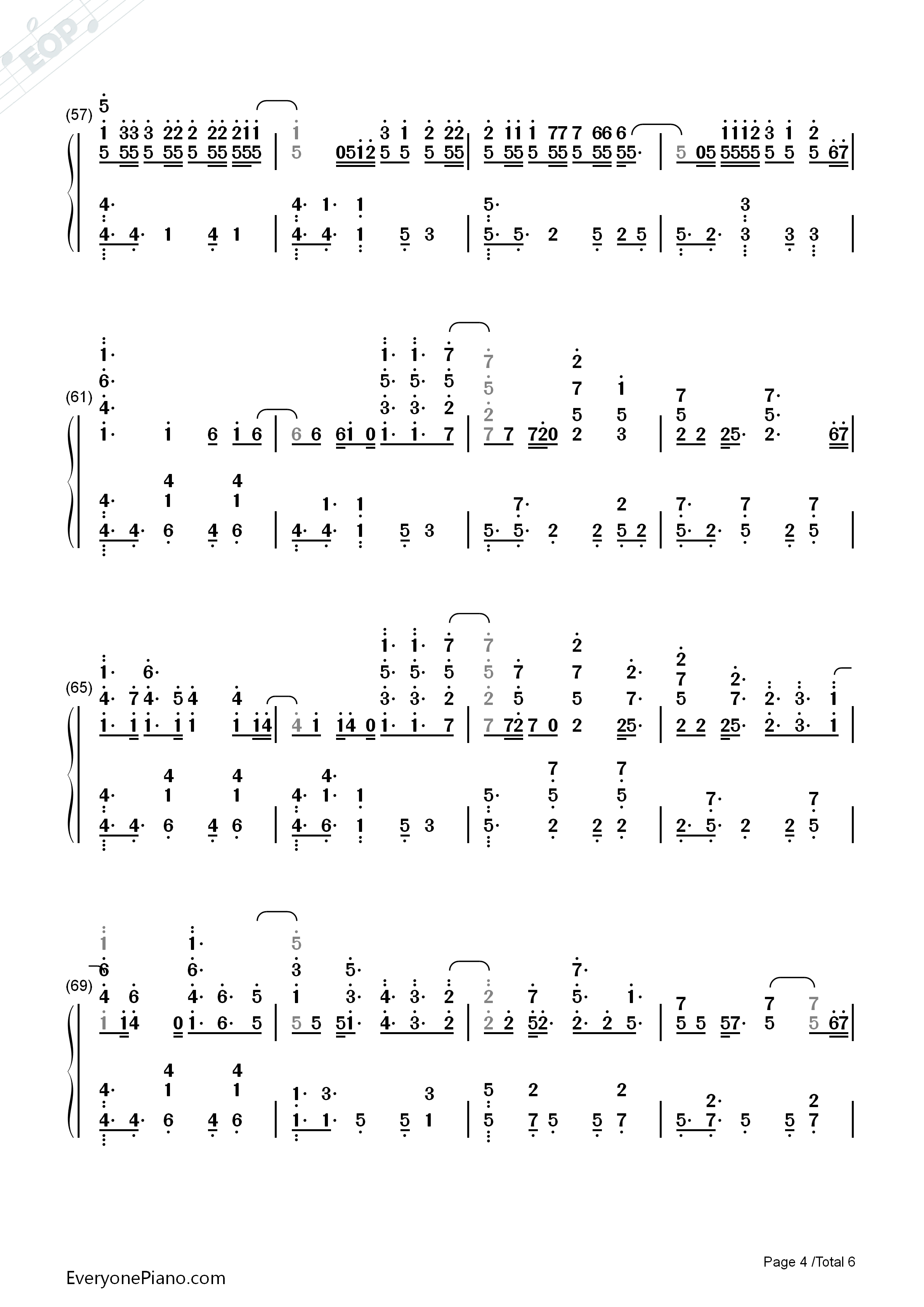 Magic钢琴简谱_Coldplay演唱