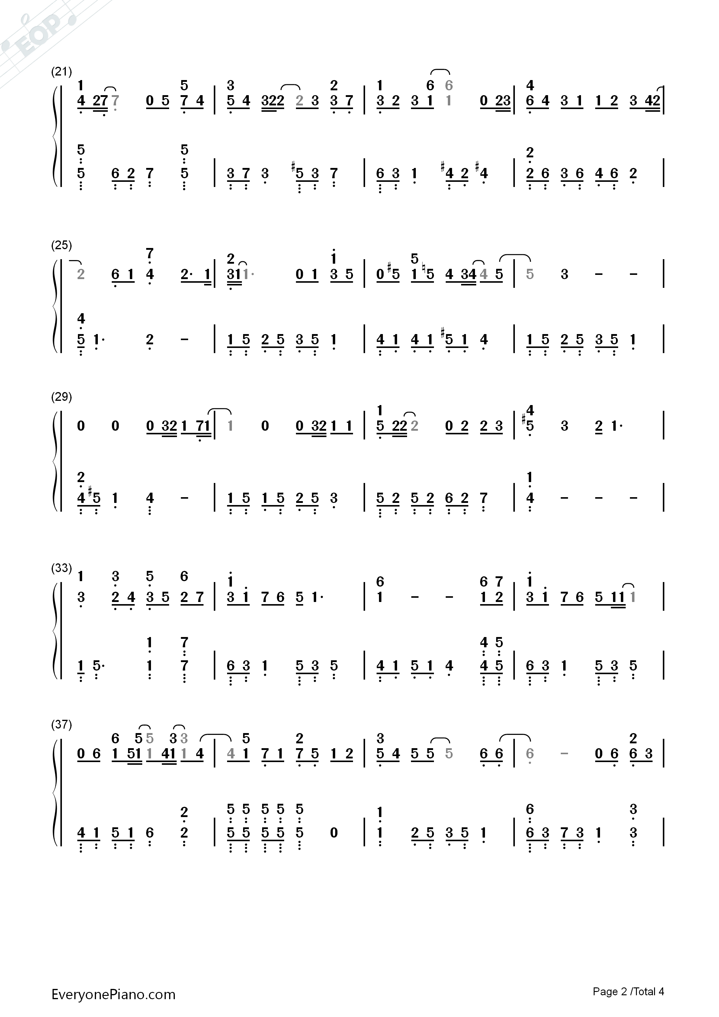 疯了般想你钢琴简谱_金泰妍演唱