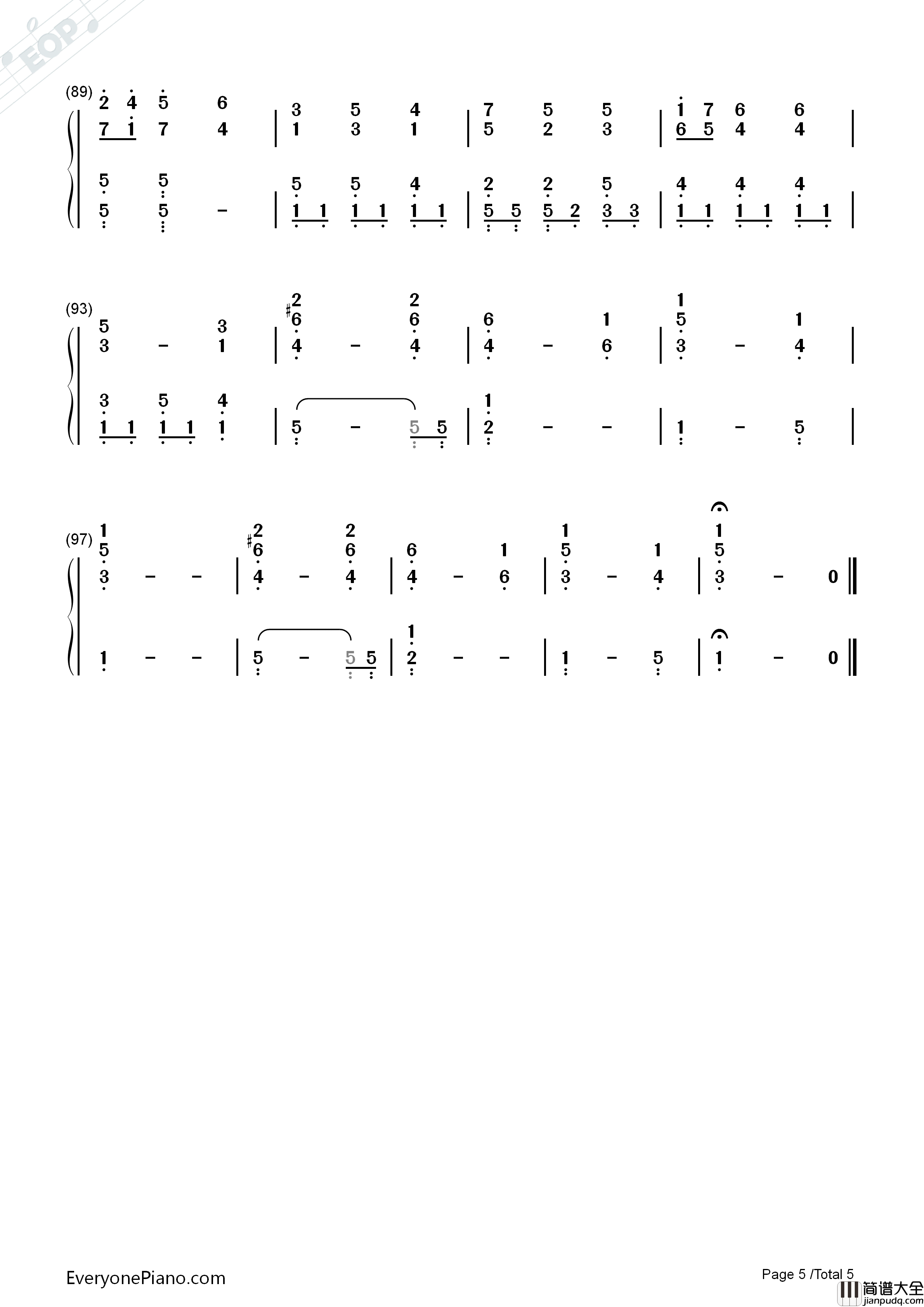 In_Christ_Alone钢琴简谱_Owl_City演唱