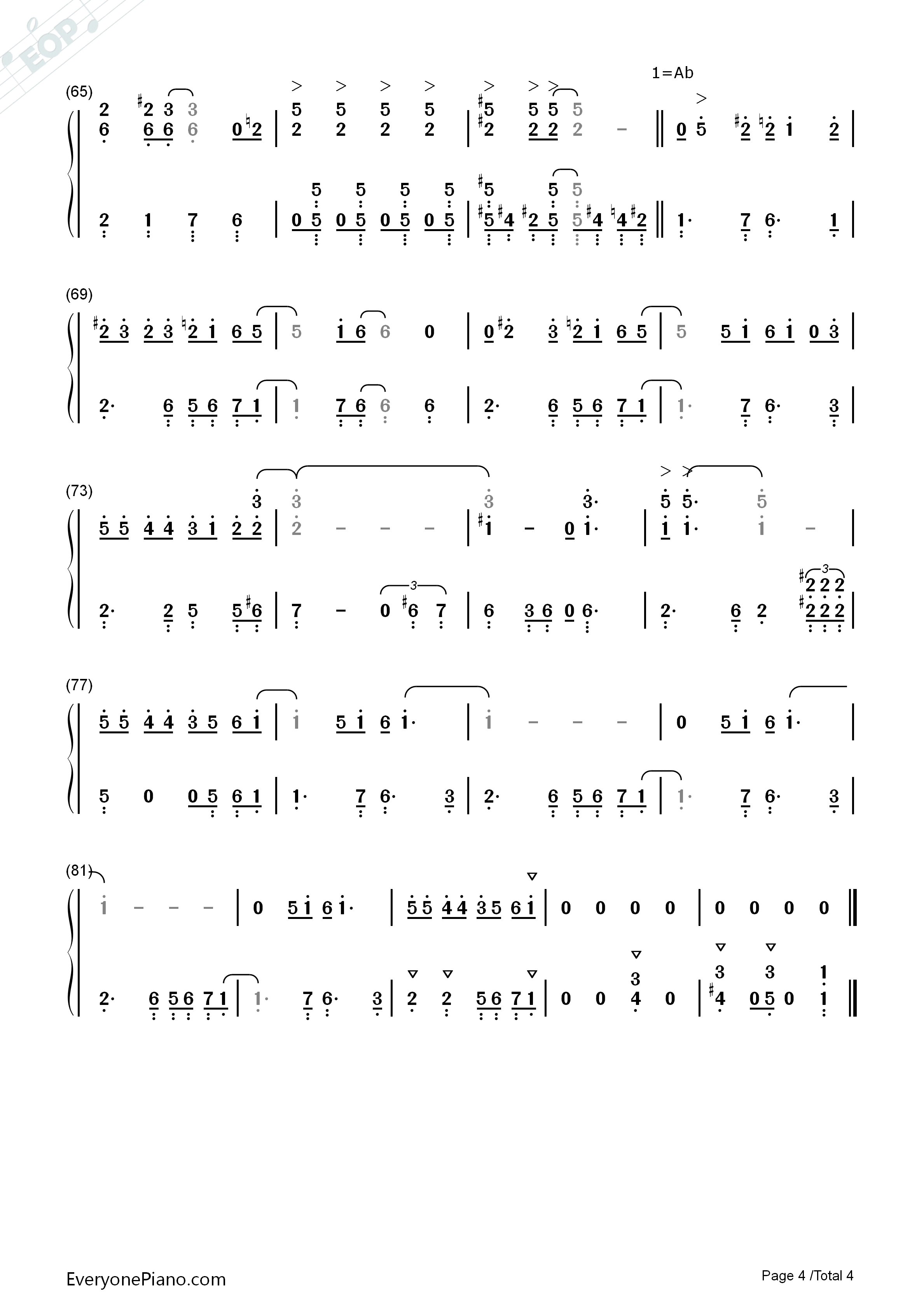 Santa_Baby钢琴简谱_Eartha_Kitt演唱