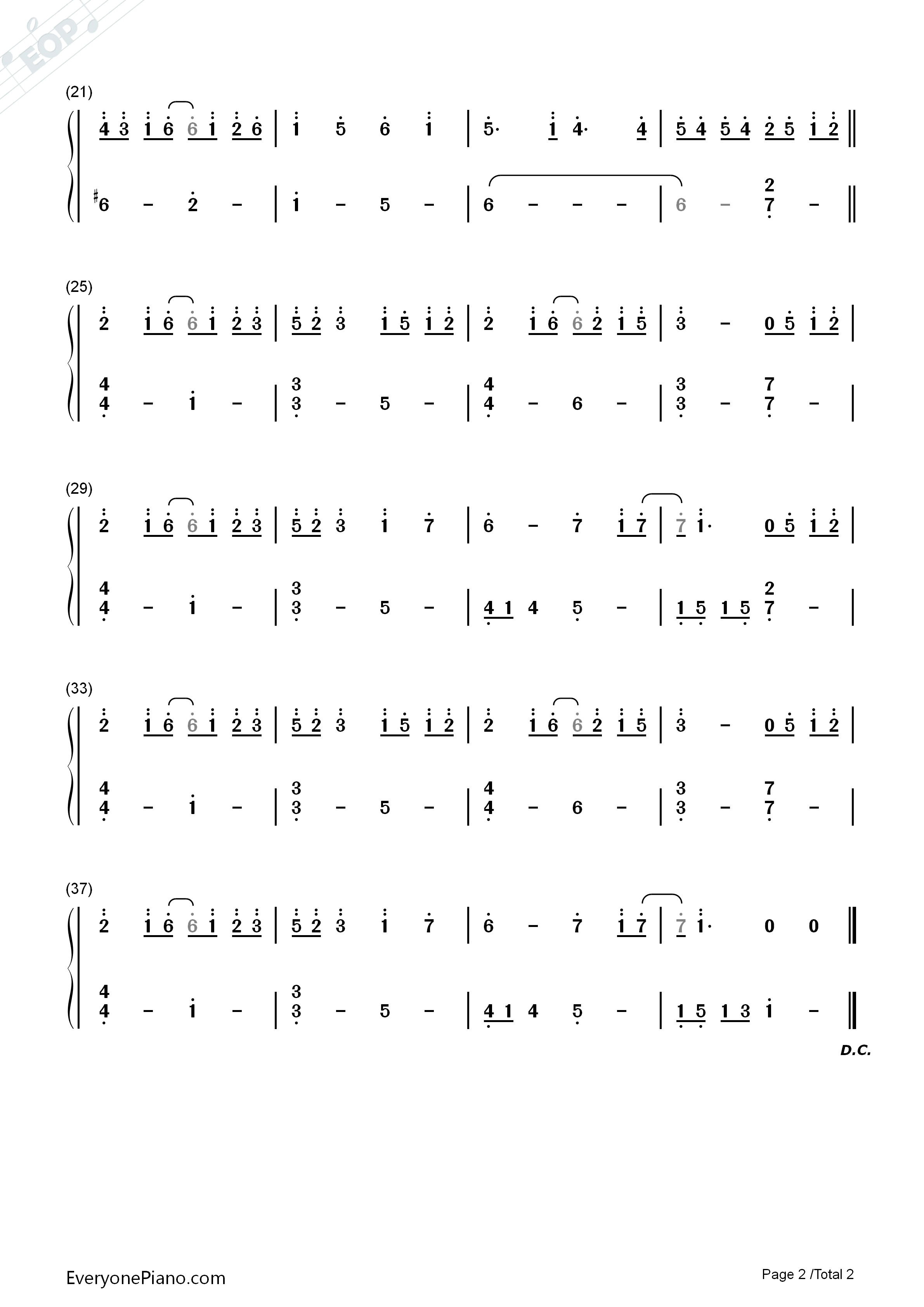 渚钢琴简谱_麻枝准演唱