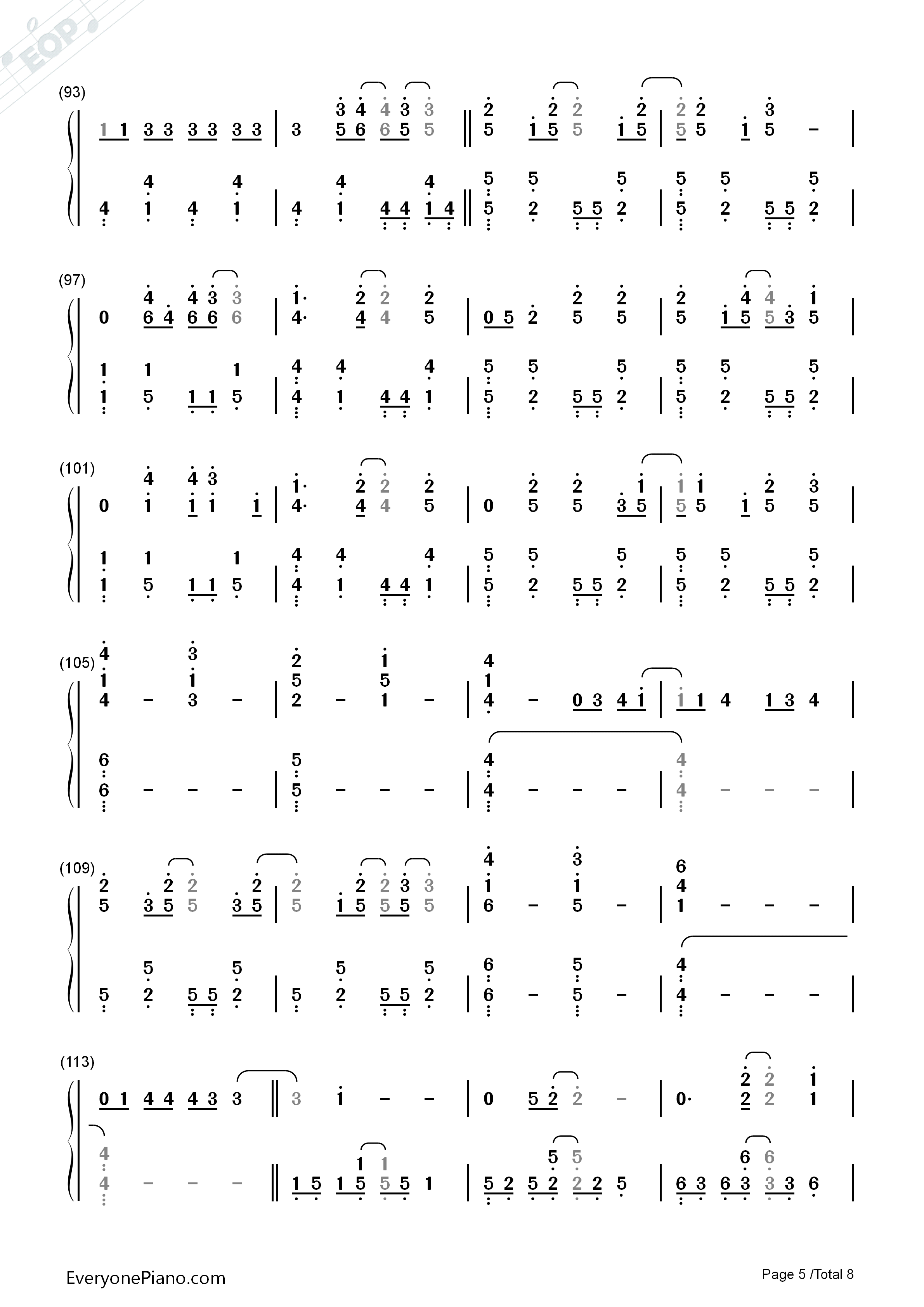 Mean钢琴简谱_Taylor_Swift演唱