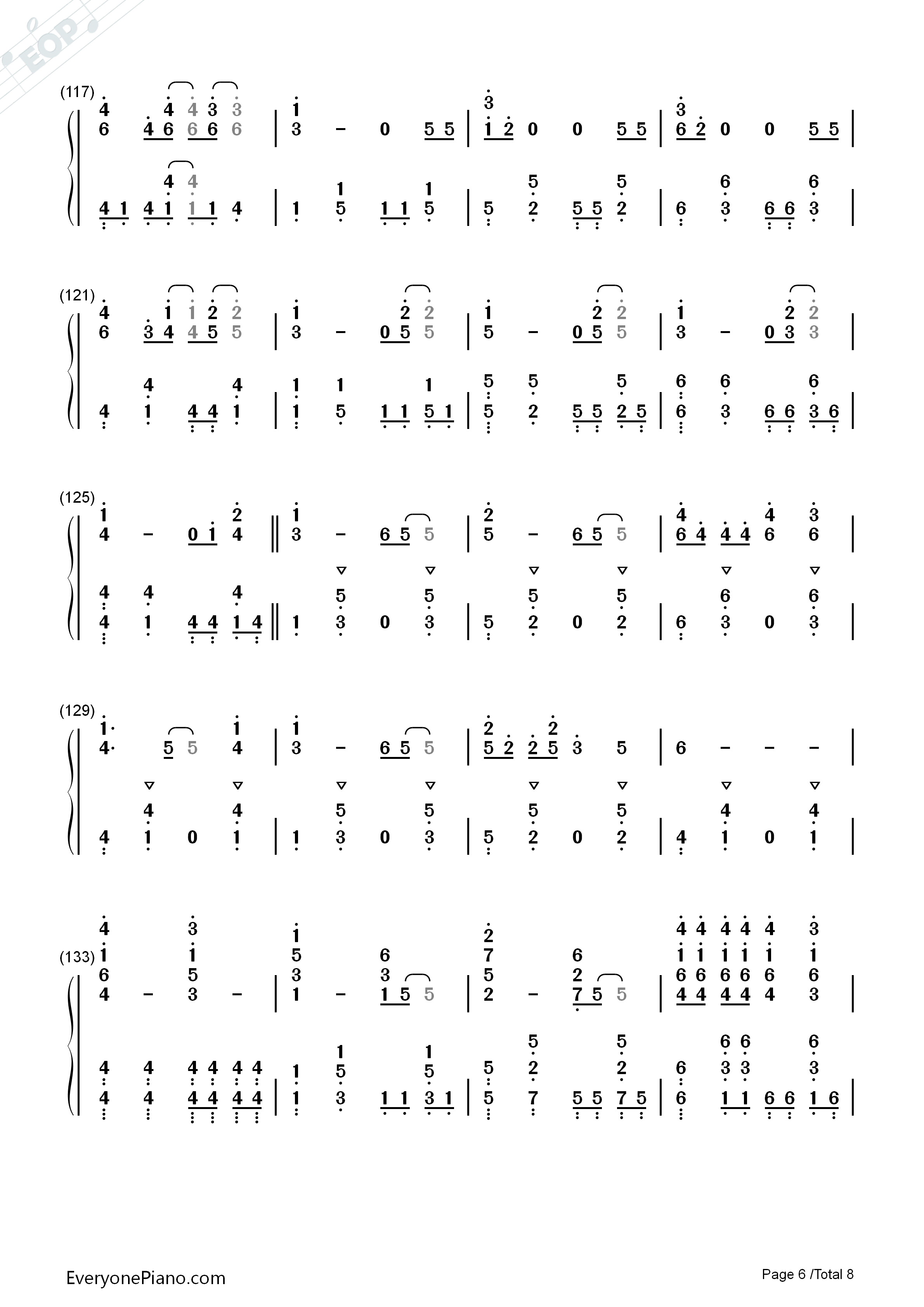 Mean钢琴简谱_Taylor_Swift演唱